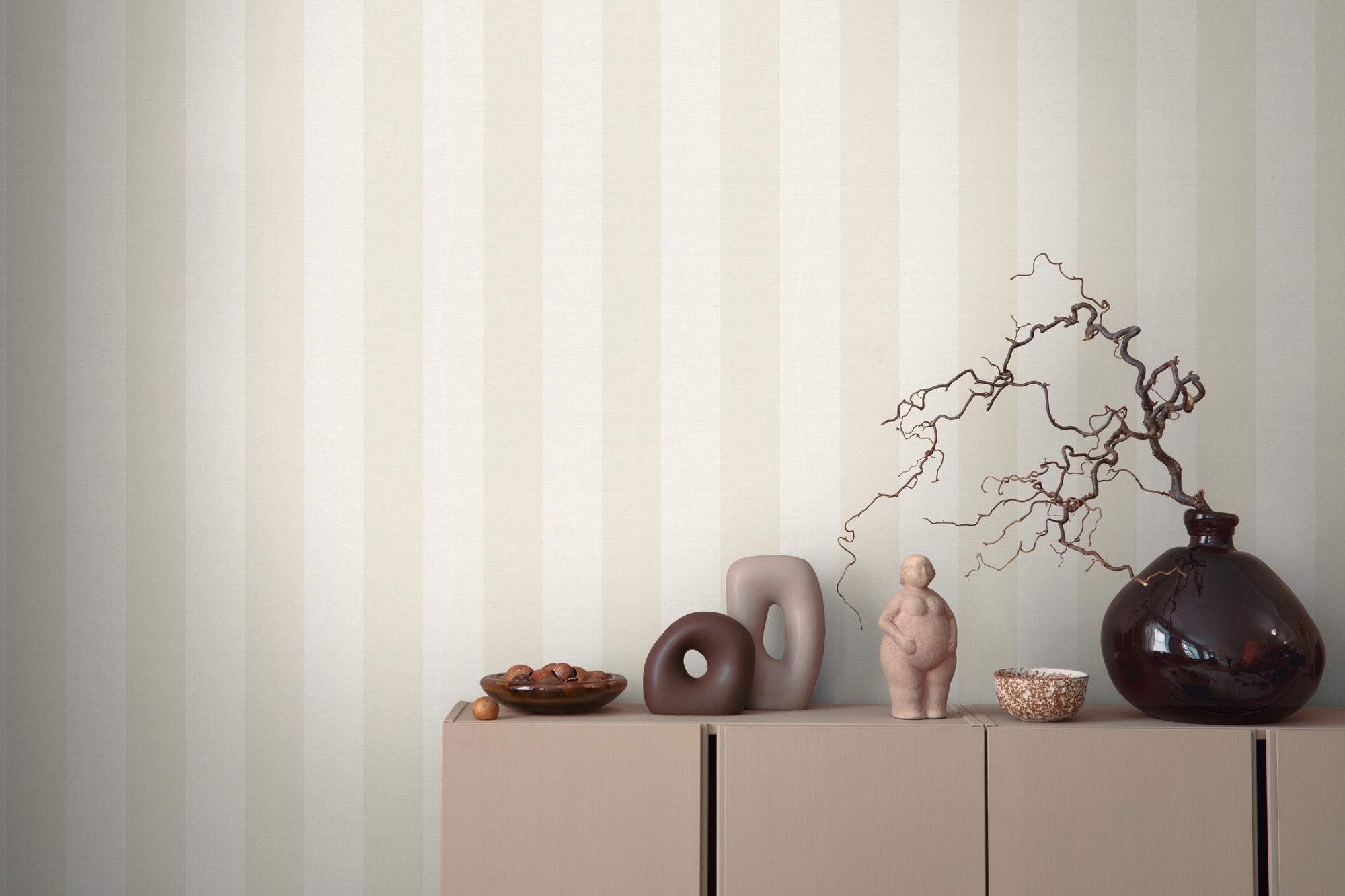 AS Vliestapete Maison Charme Streifentapete weiß 314055