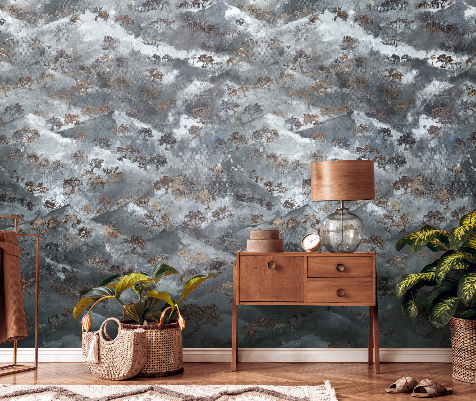 Livingwalls Vliestapete The Wall II Abstrakt 392591