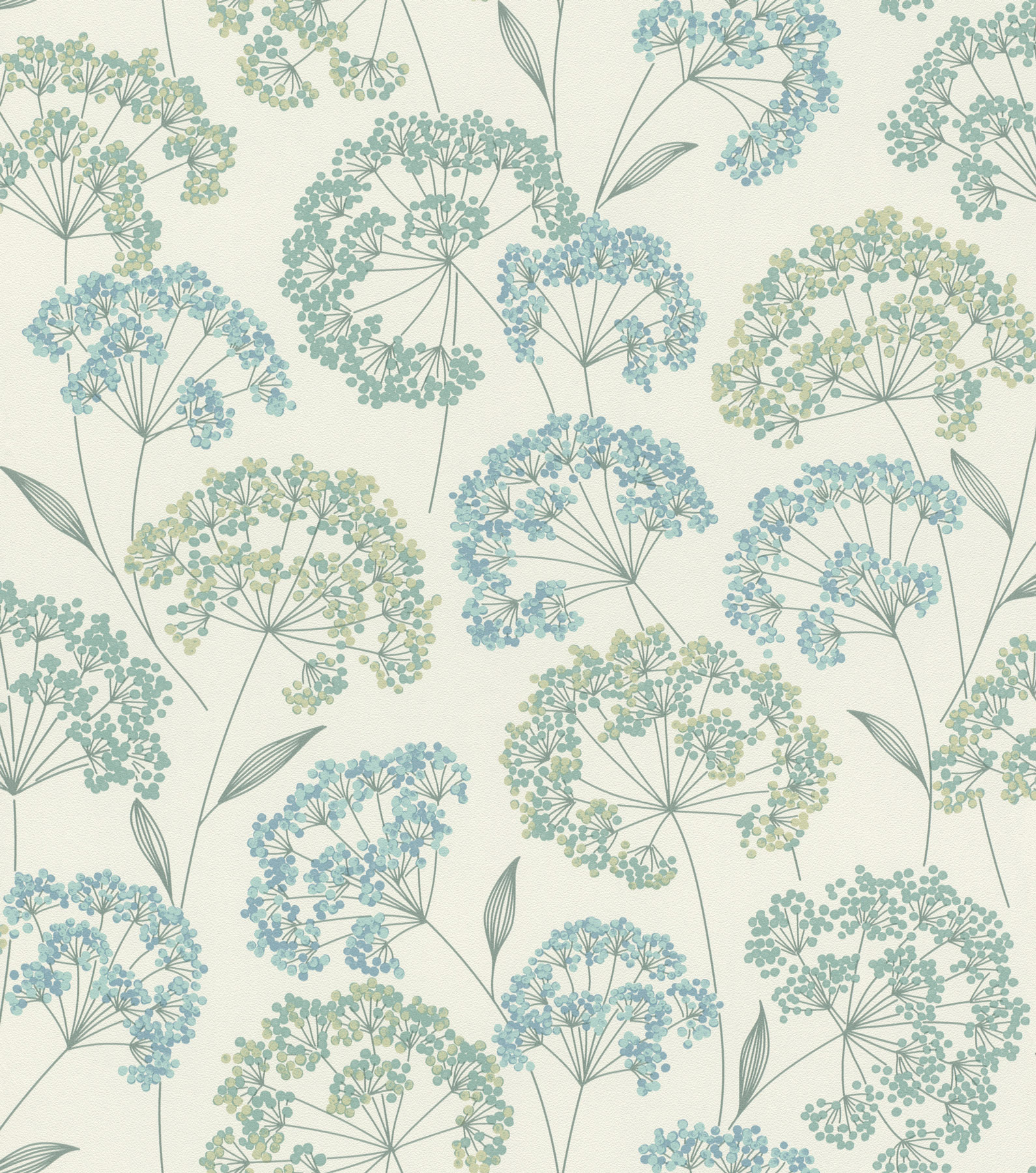 Rasch Vliestapete Allegretto Türkis-Helltürkis 793314