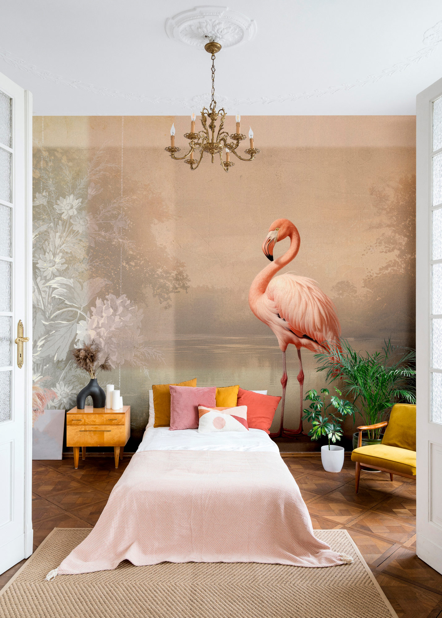 AS Fototapete Walls by Patel 5 Flamingo Beige DD134615