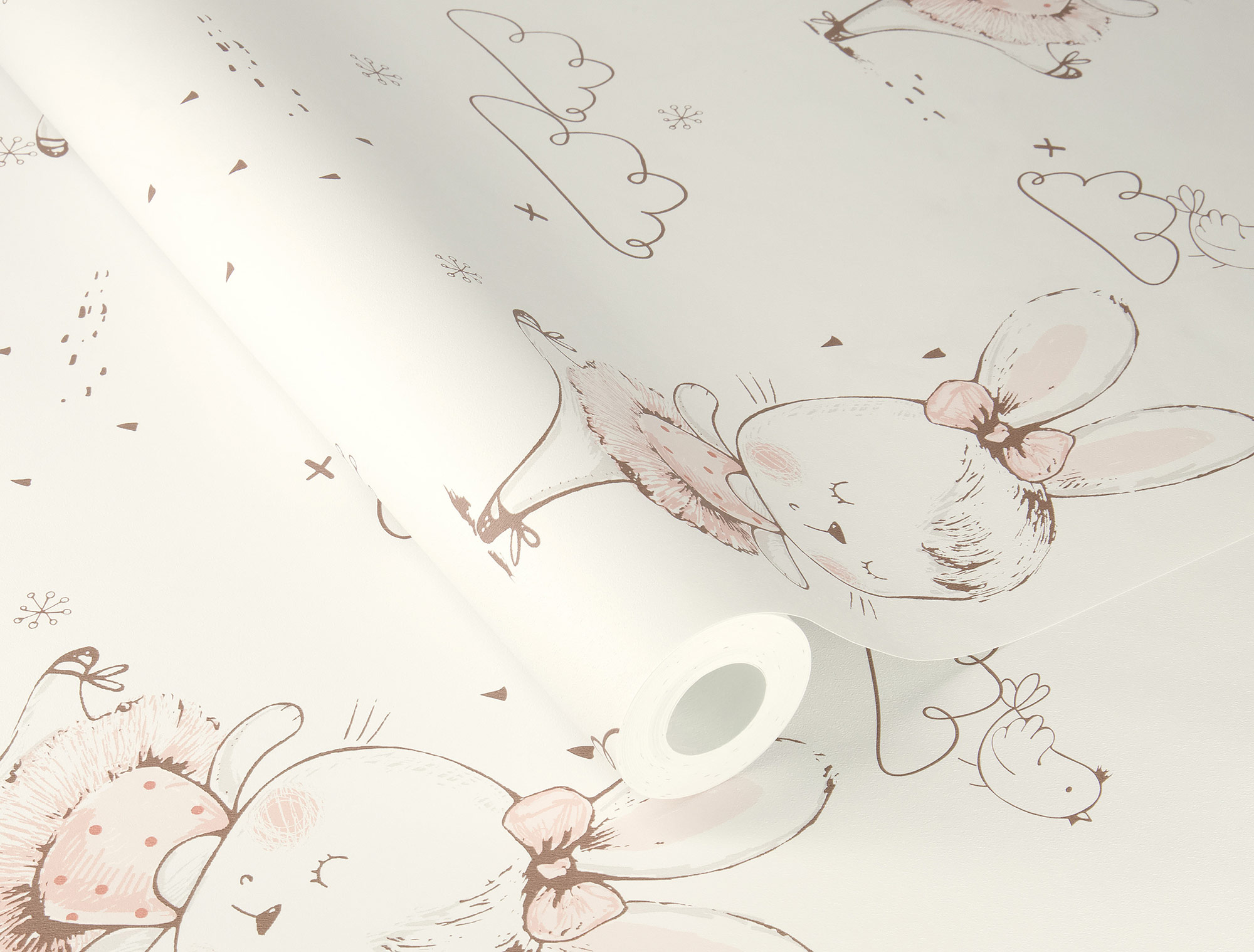 Rasch Vliestapete Kids Word 2 Pink 301656