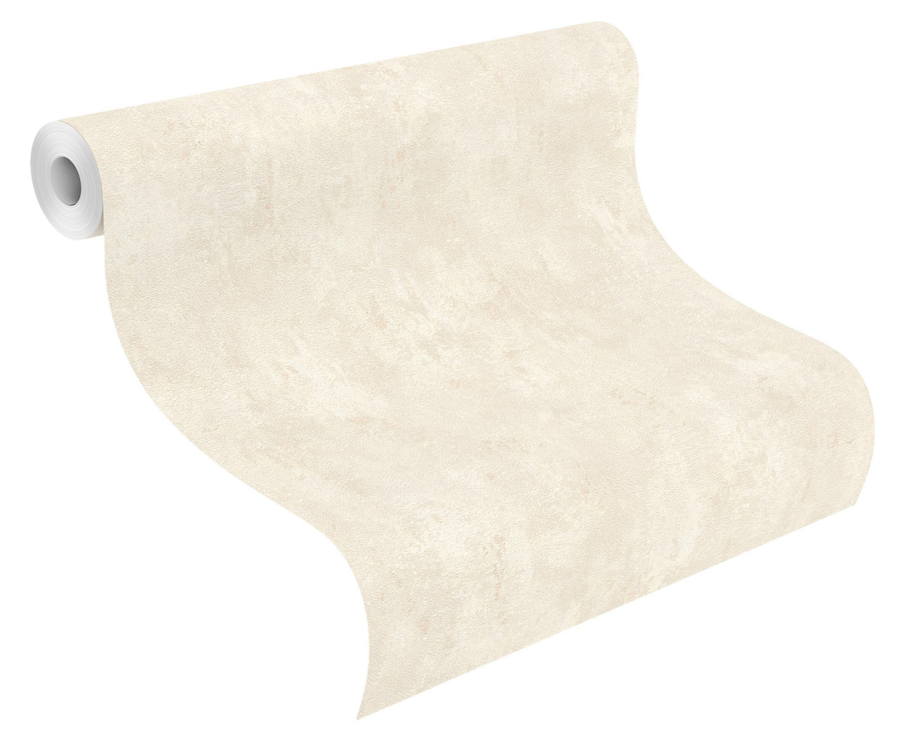 Rasch Vliestapete Tapetenwechsel 2 Uni Creme Struktur 609035