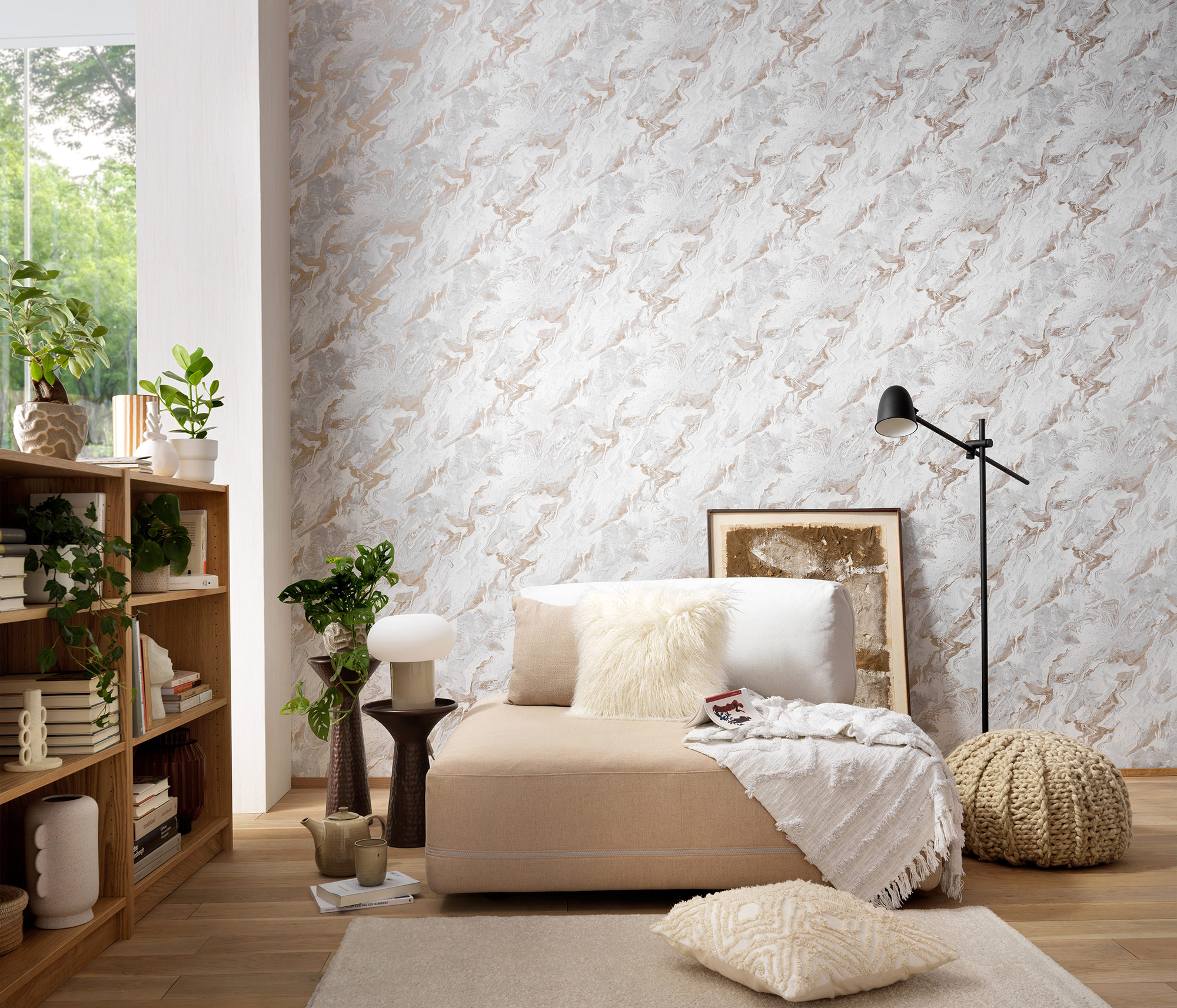 Erismann Vliestapete Evolution Strukturtapete grau 1031810