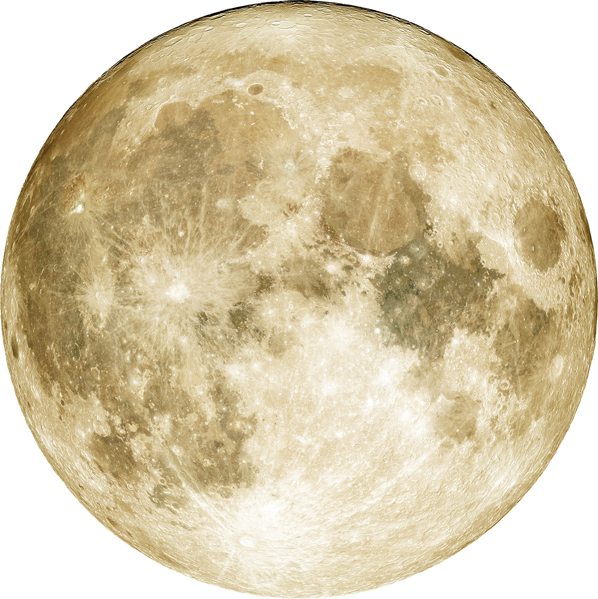 Thomas Fototapete Platin Formen  Mond gold