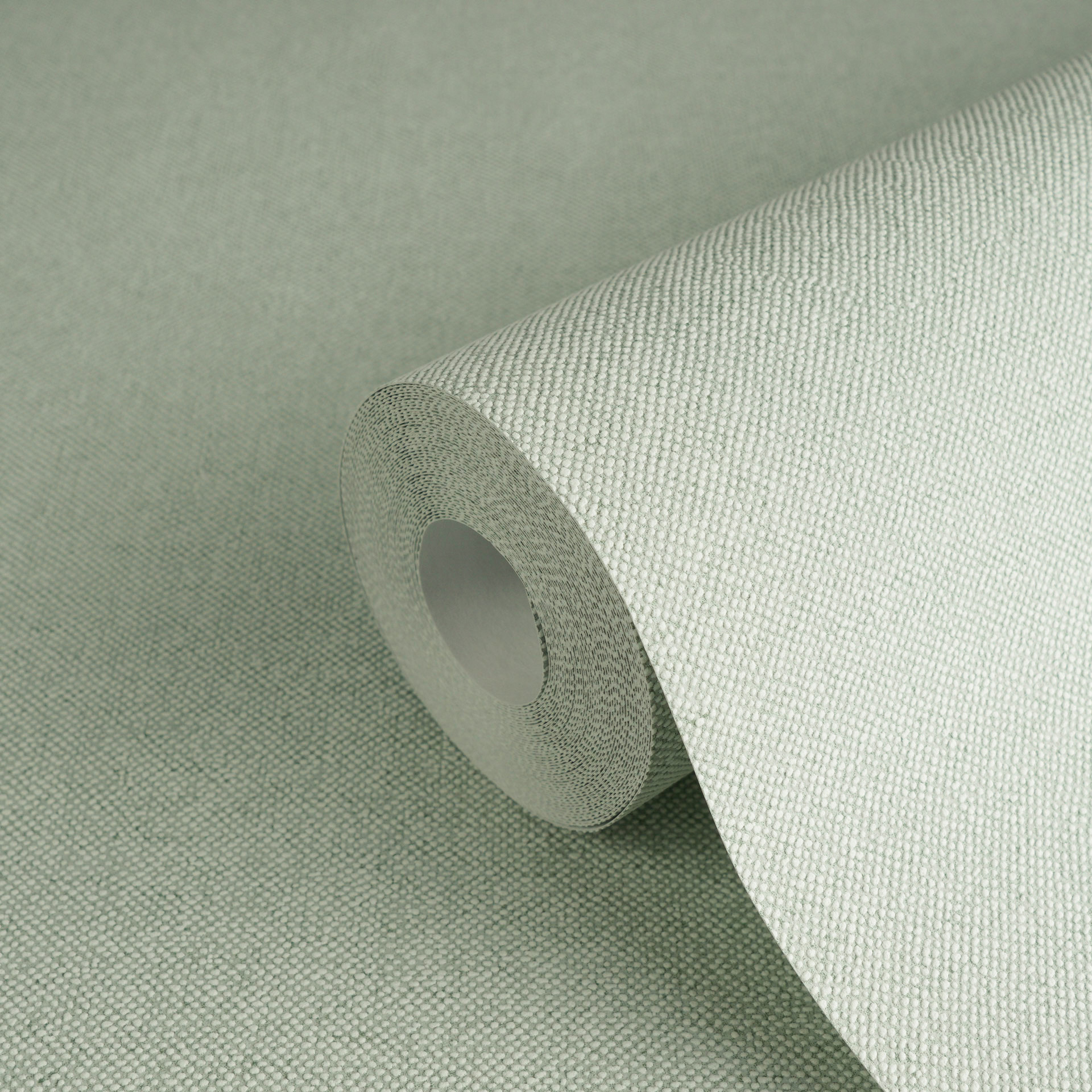 AS Vliestapete Hygge 3 Uni Grün 790972