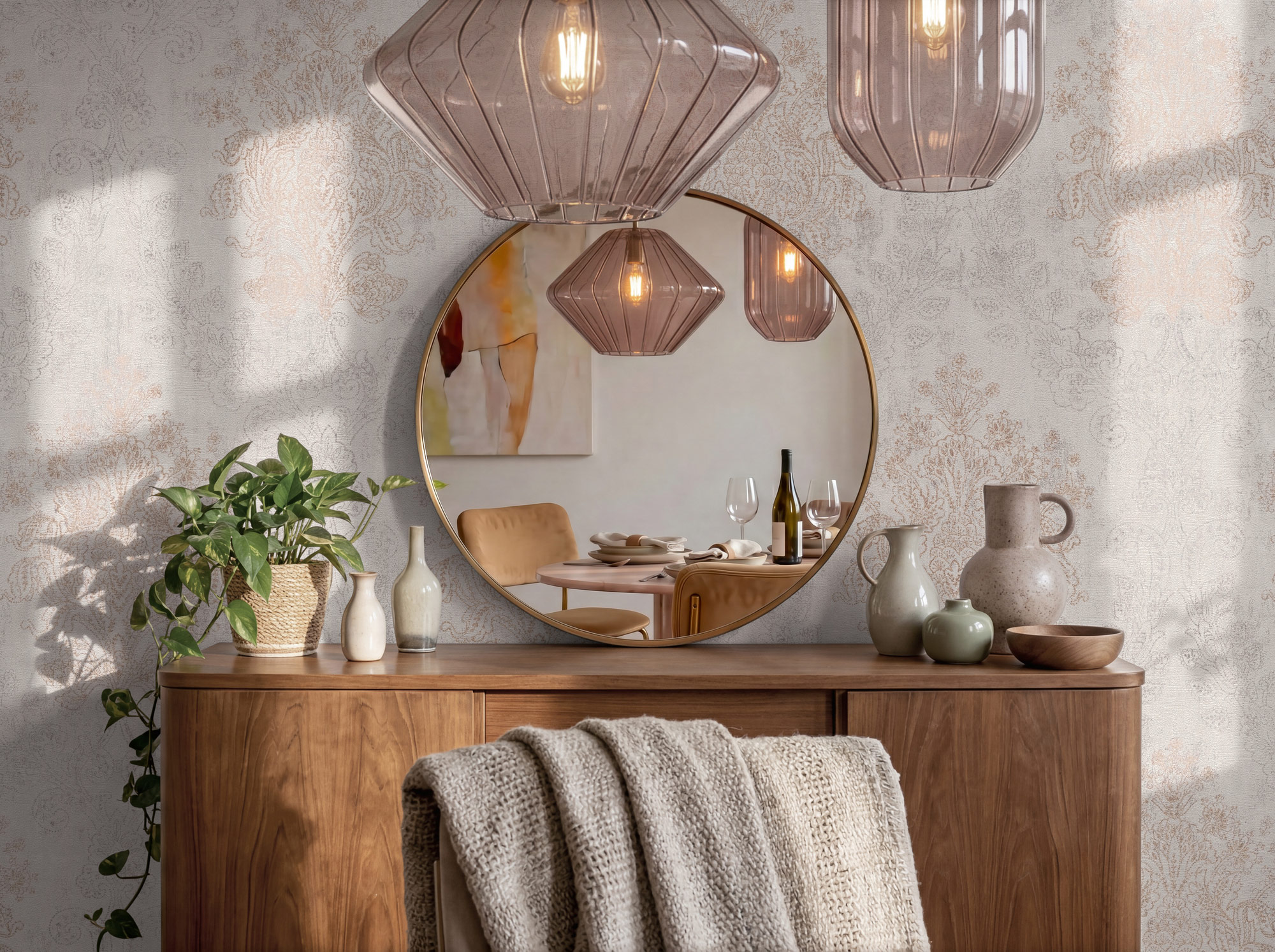 AS Vliestapete Trend Spectrum Barocktapete Grau 792285