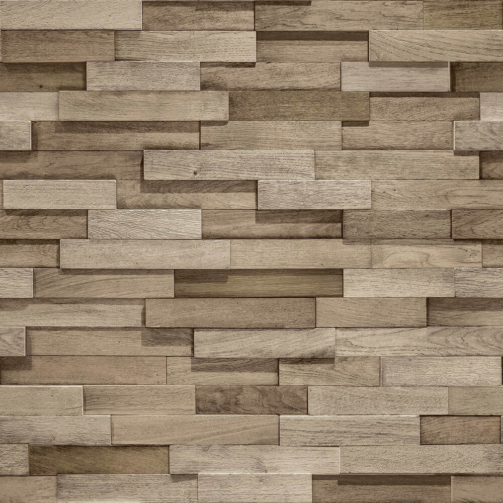 Grandeco Vliestapete Facade Holzoptik FC2103