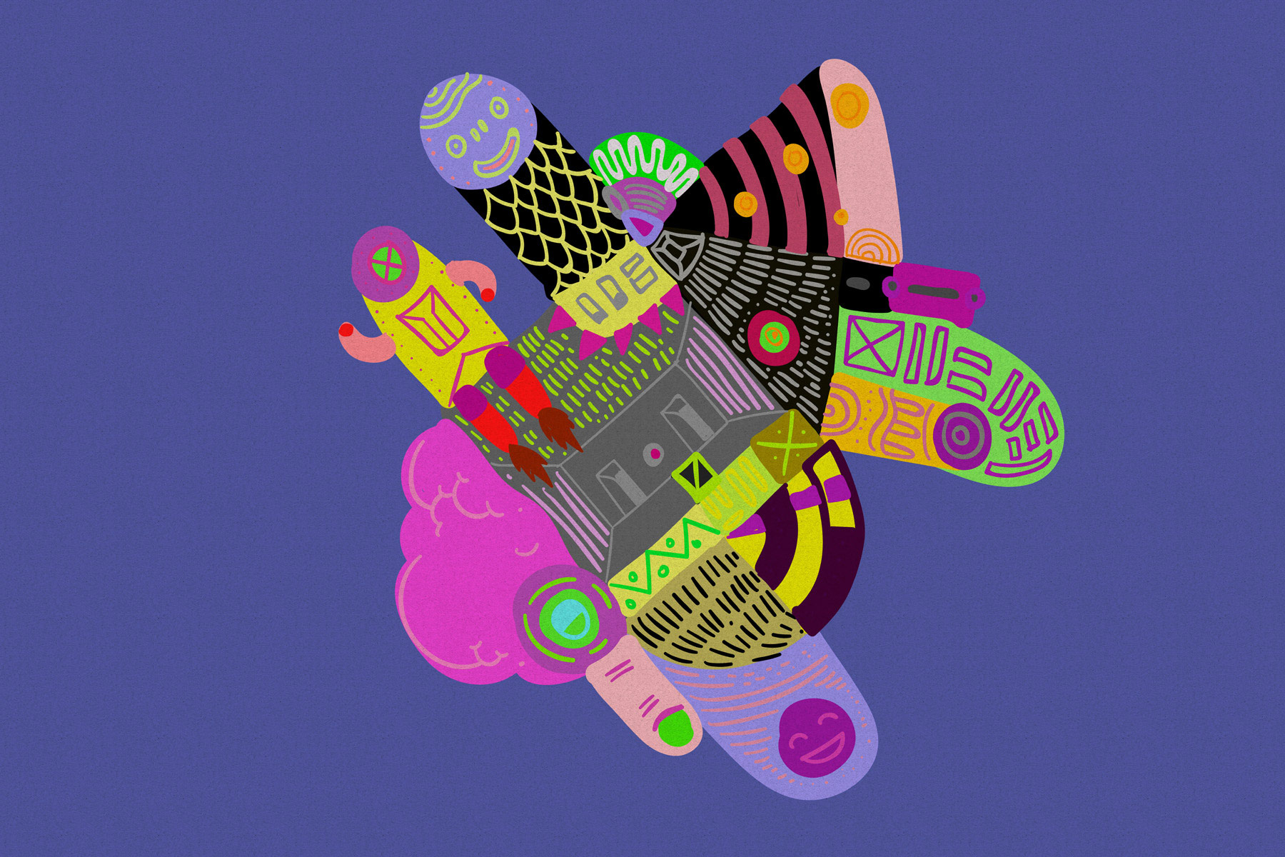 AS Leinwandbild Looneyland 2 DD132383