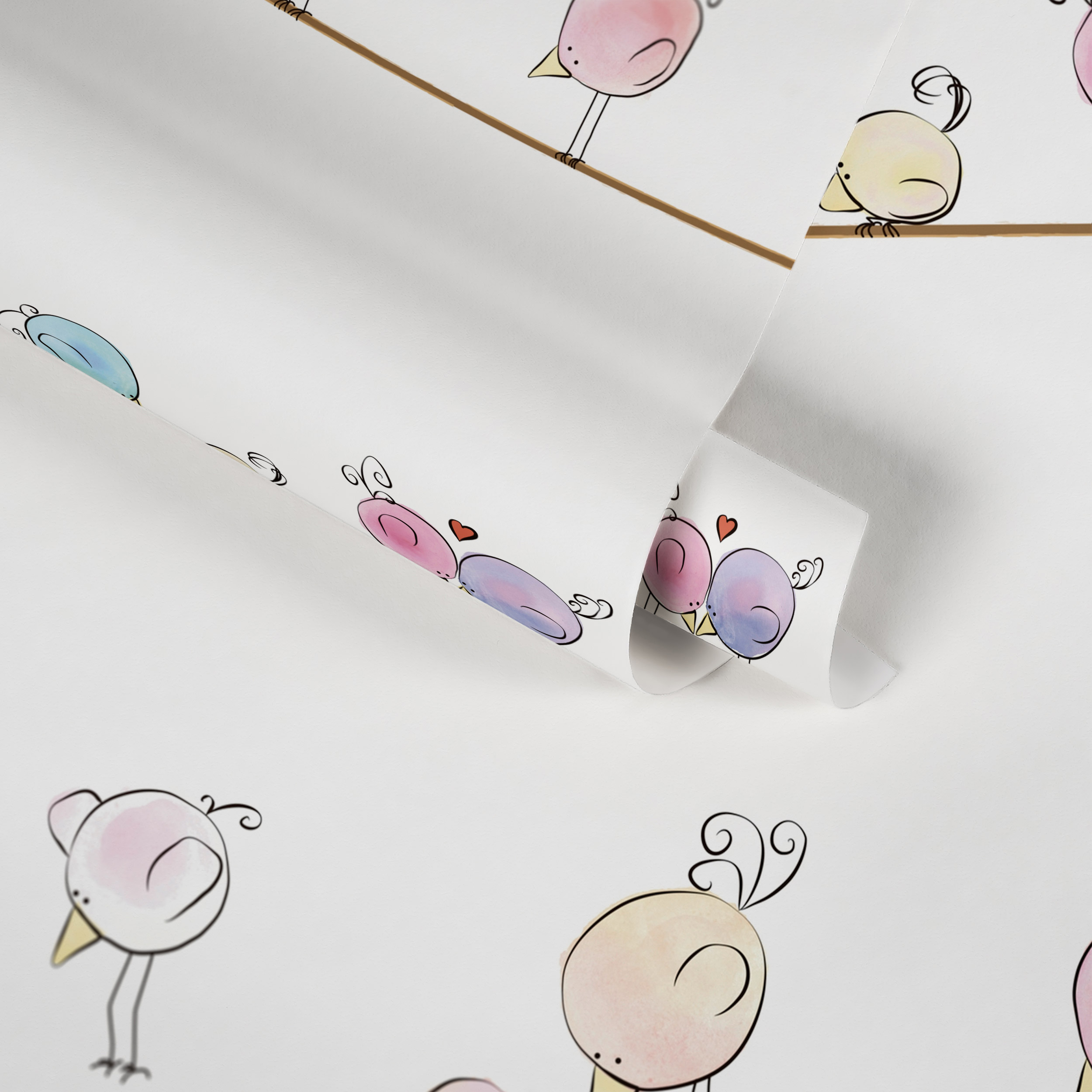 AS Vliestapete Little Love Vogeltapete 381371