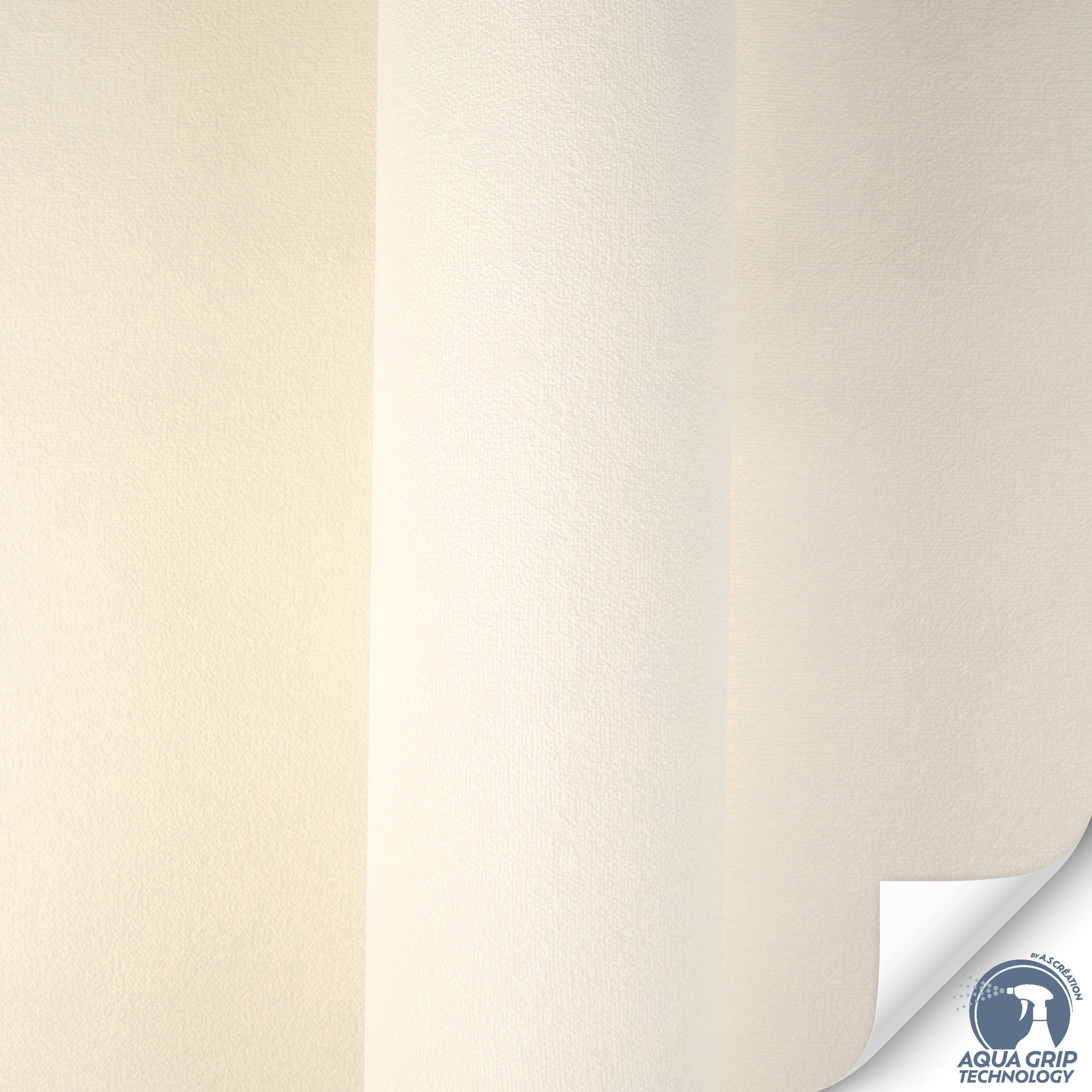 AS Vliestapete Cosiness Designdrop 2 Uni Creme 792844