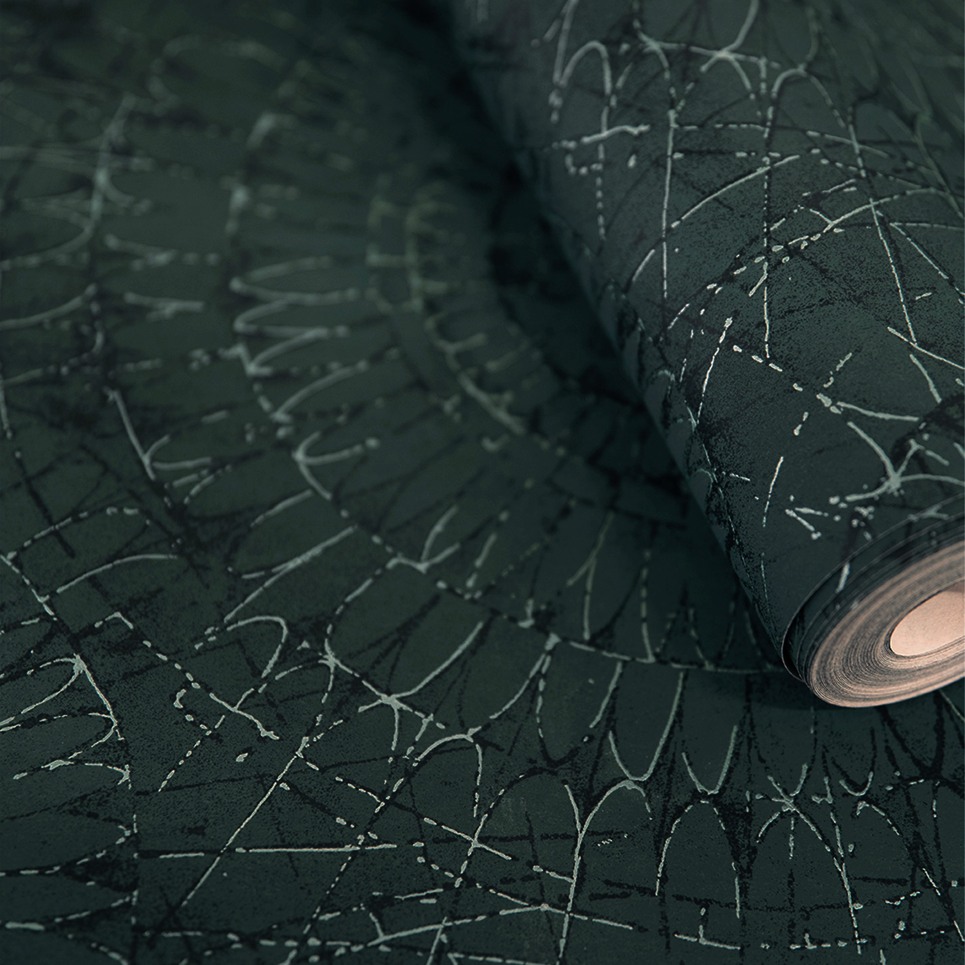 Hohenberger Vliestapete Chalk Notre Dame Smaragd 65574