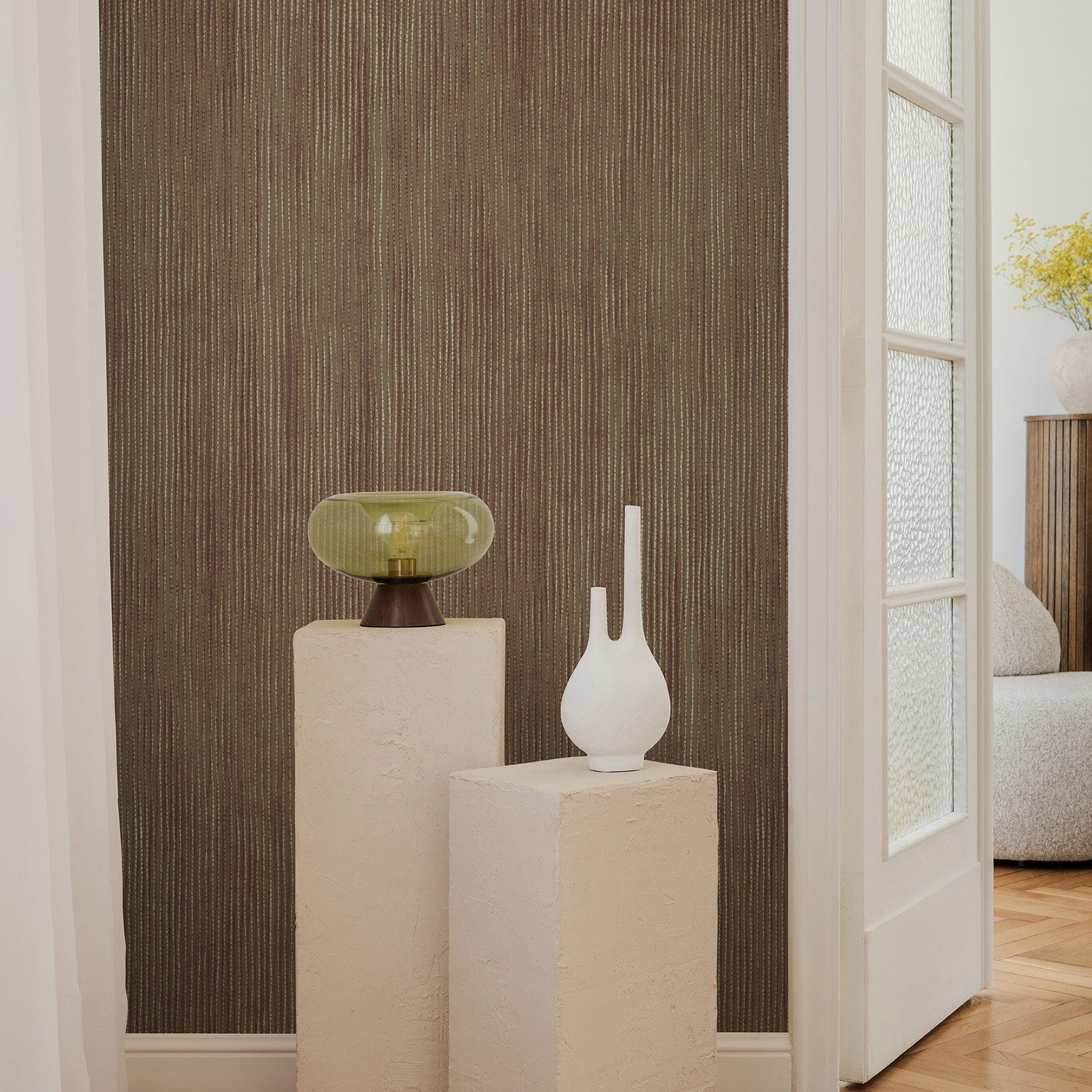 Hohenberger Vliestapete Cerra Riva Olive 27638