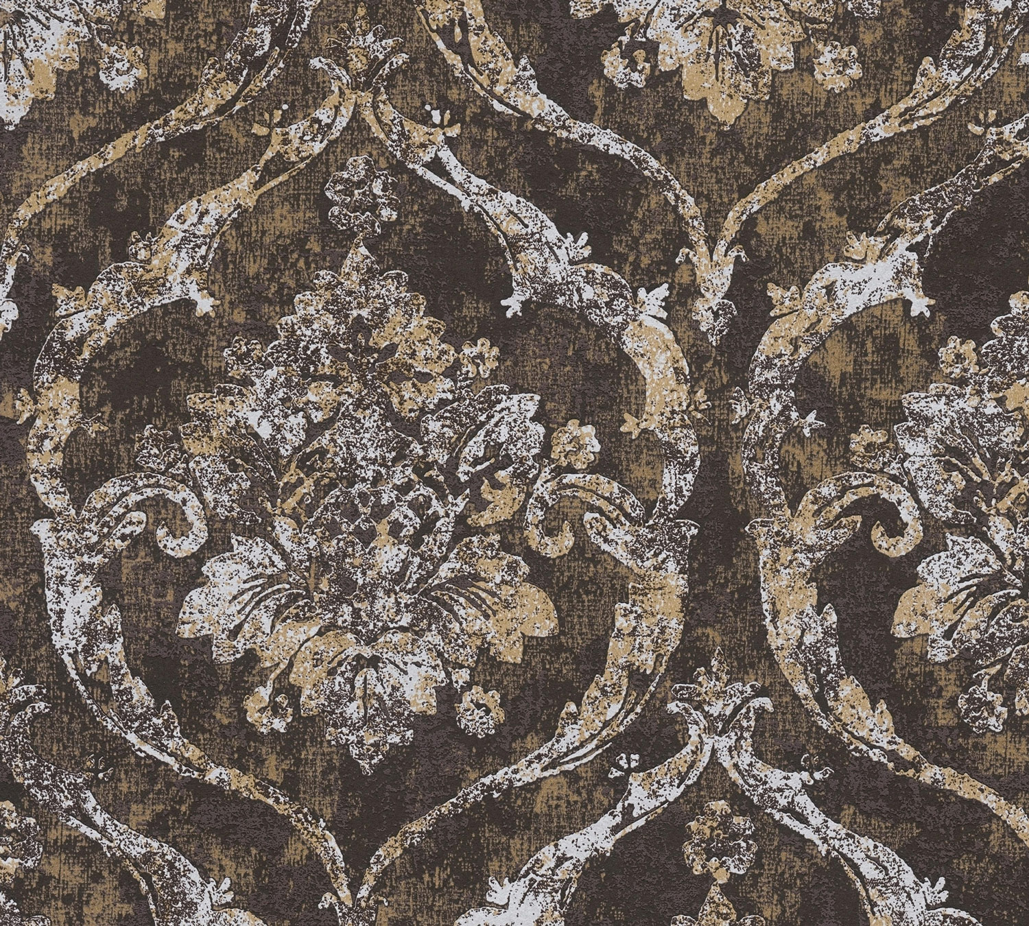 AS Vliestapete MS Vibes & Styles Barocktapete Schwarz 790194