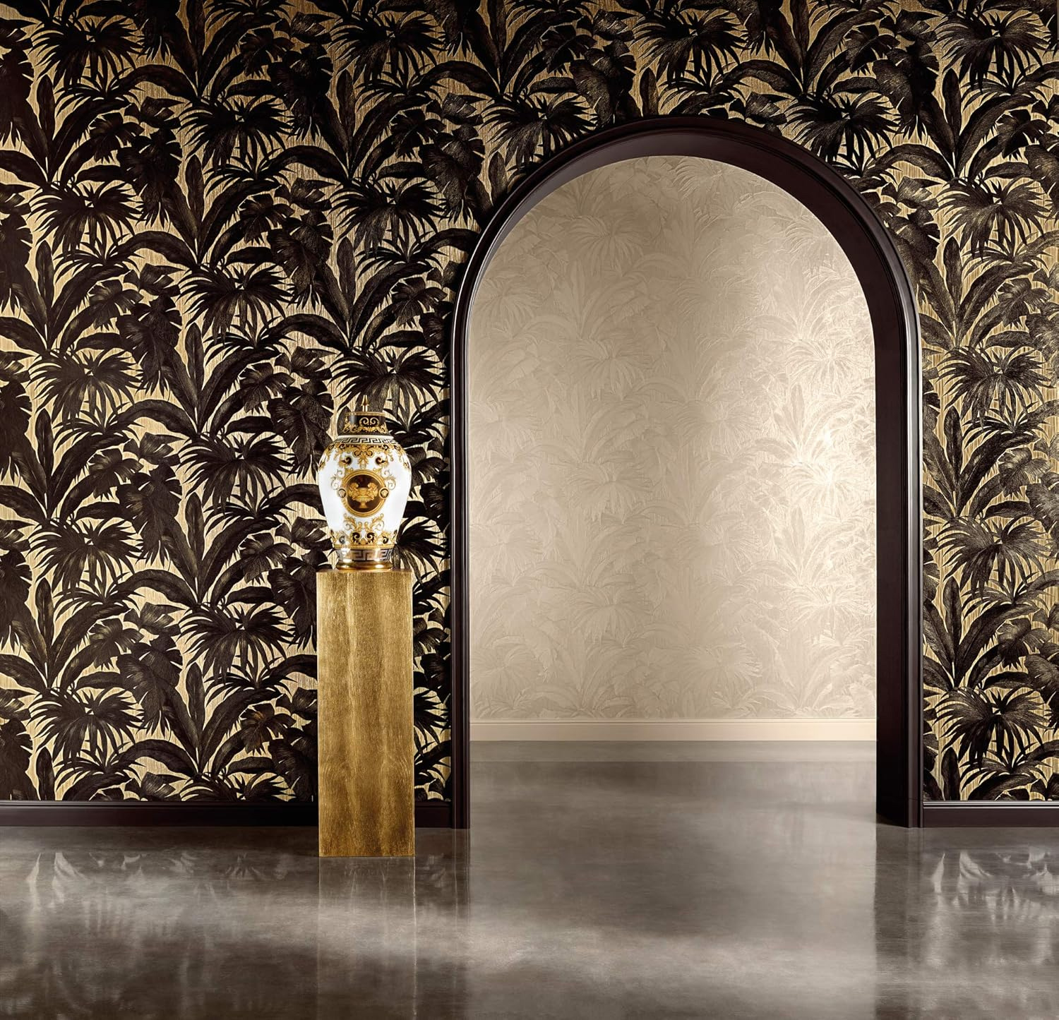 AS Création Vliestapete Versace 2 Blätter beige 962402