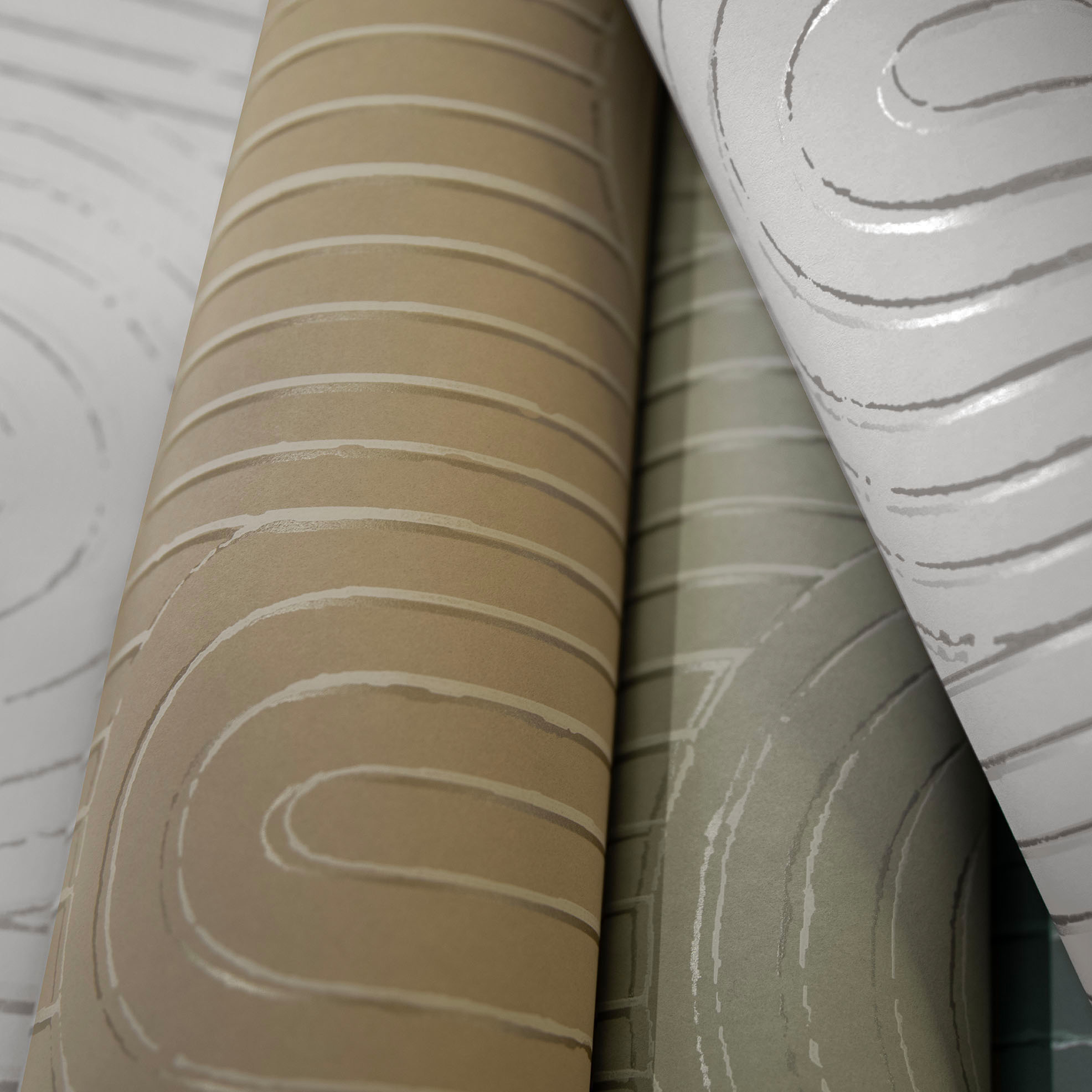 Hohenberger Vliestapete Chalk Colosseo Light Grey 65522