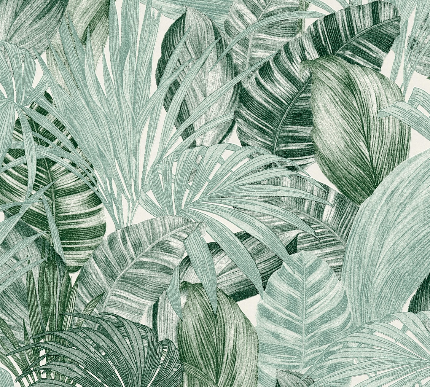 AS Vliestapete Attractive 2 Blätter Dschungel grün 368201