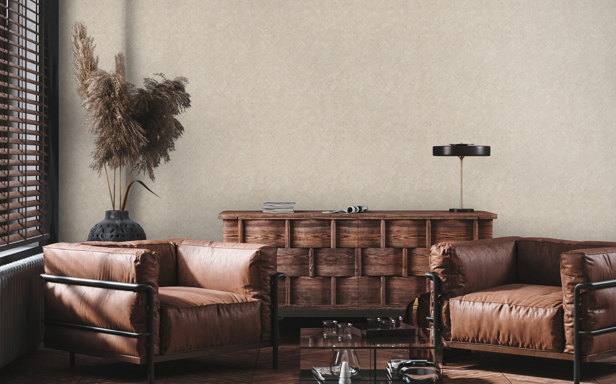 AS Vliestapete MS Travel Styles Geometrisch Creme 388282