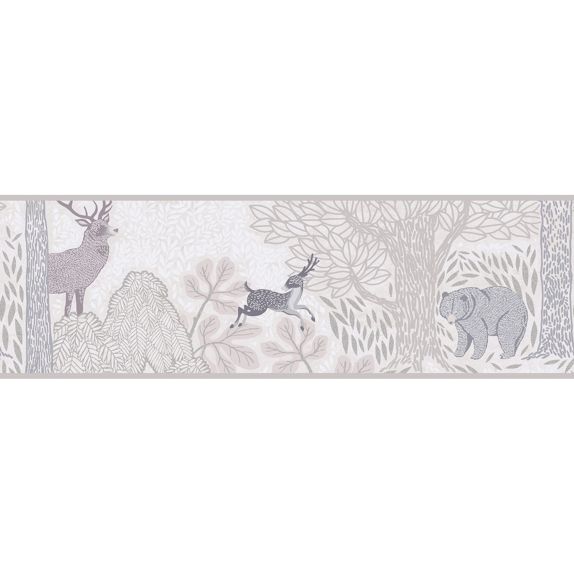 AS Borte Bordüre Lilly & Luis Tiere Creme 771752