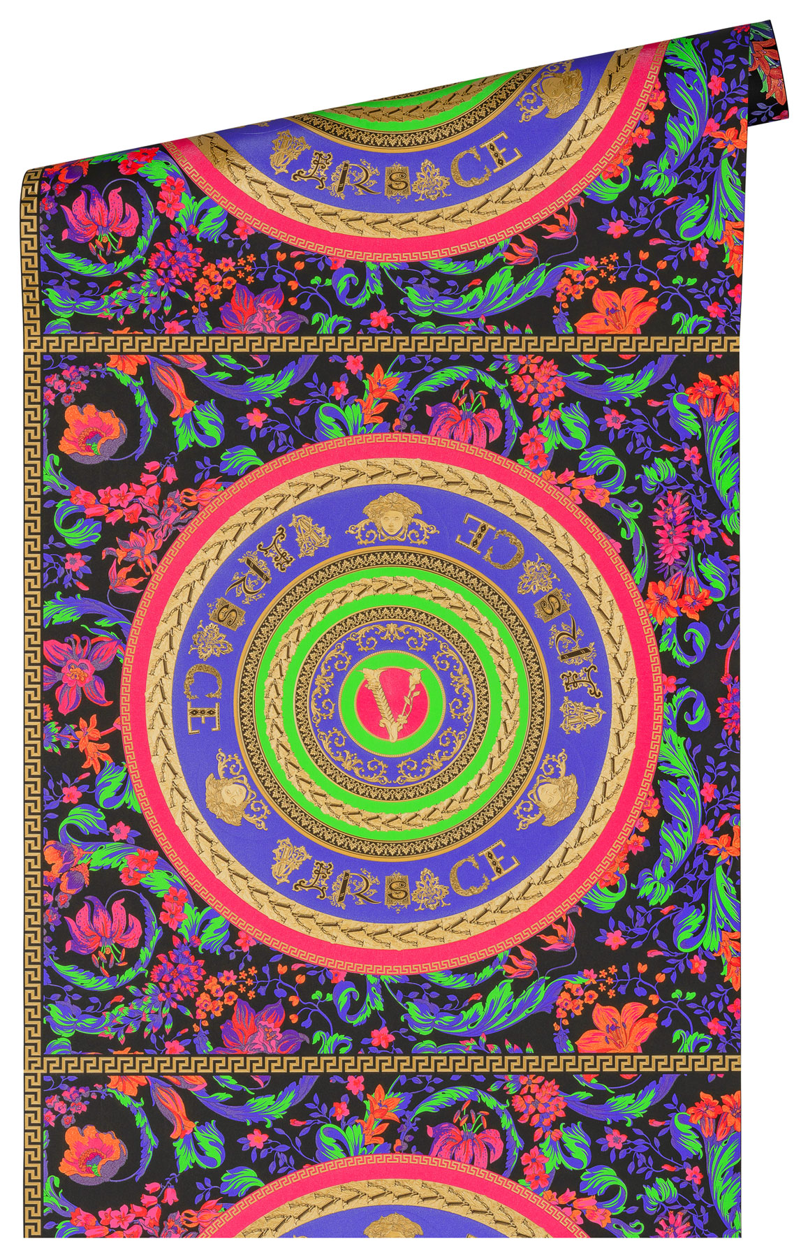 AS Vliestapete Versace 5 Florale Tapete Bunt 387051