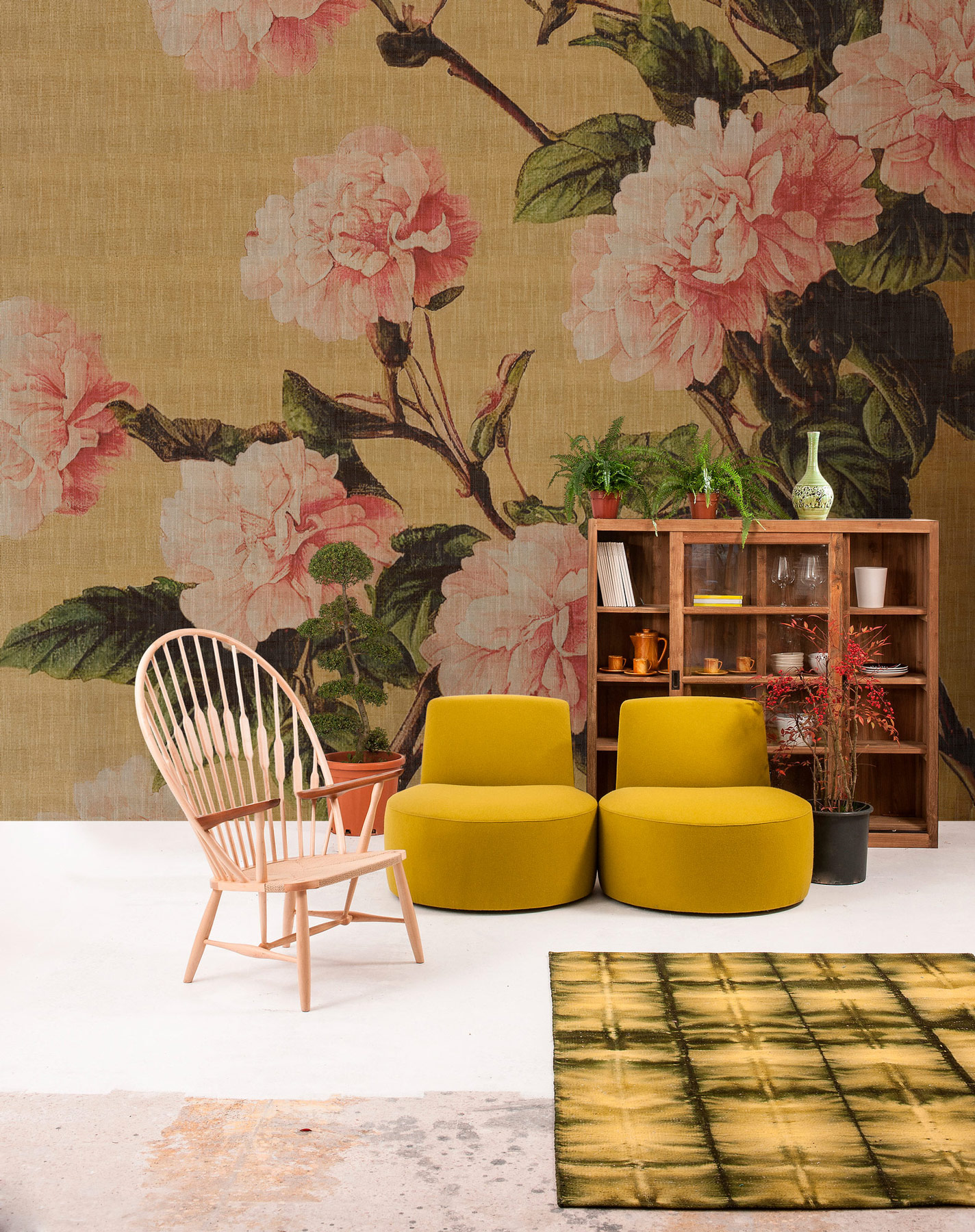 AS Fototapete Walls by Patel 5 Blumen Gelb DD134579