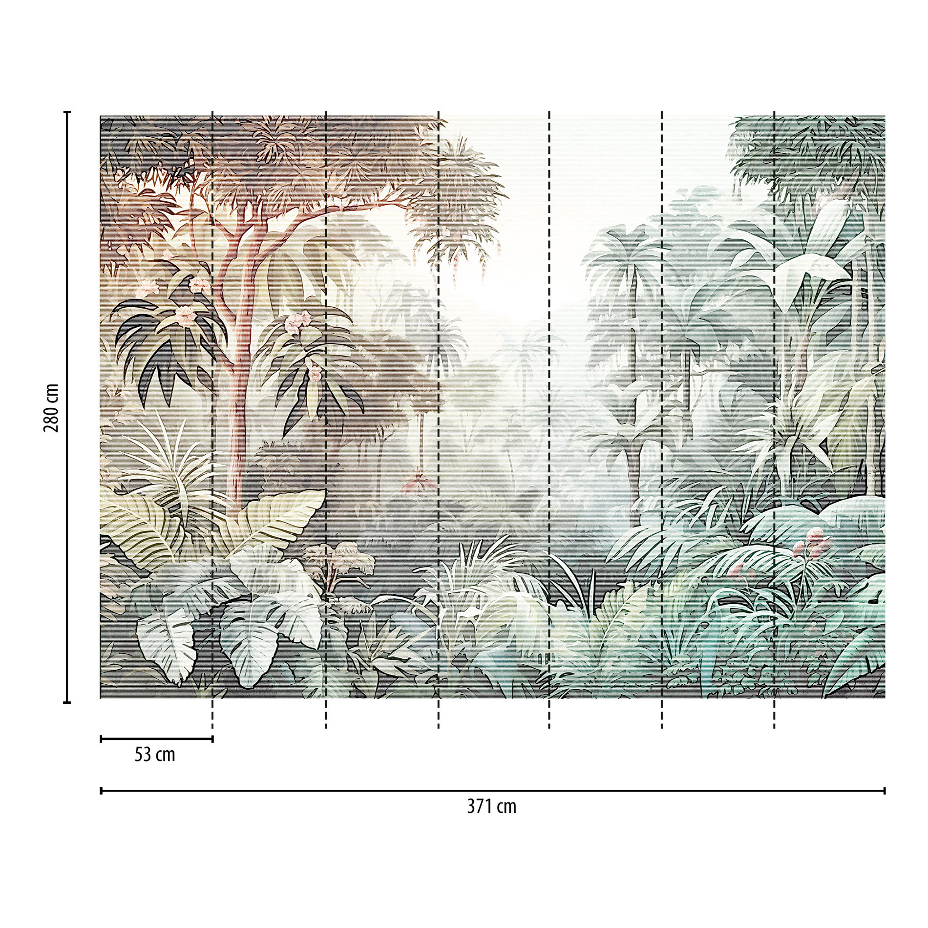 Livingwalls Vliestapete The Wall 3 Dschungel 399011