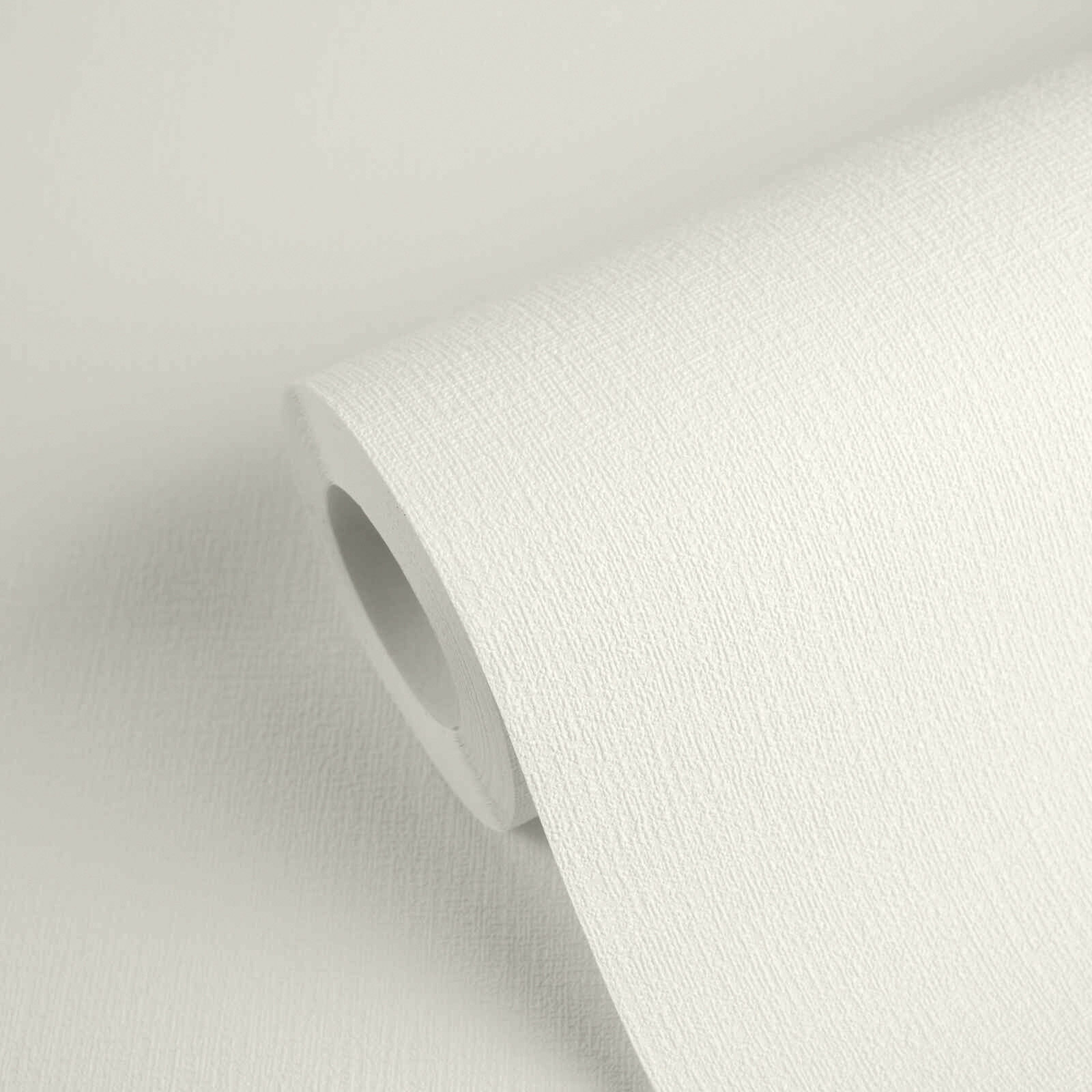 AS Vliestapete Casual Living Weiß Unitapete 395478