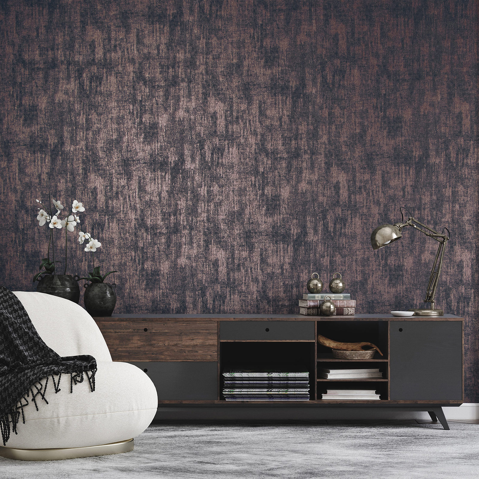 Hohenberger Vliestapete Divino Merkur Ocean Blue 64626