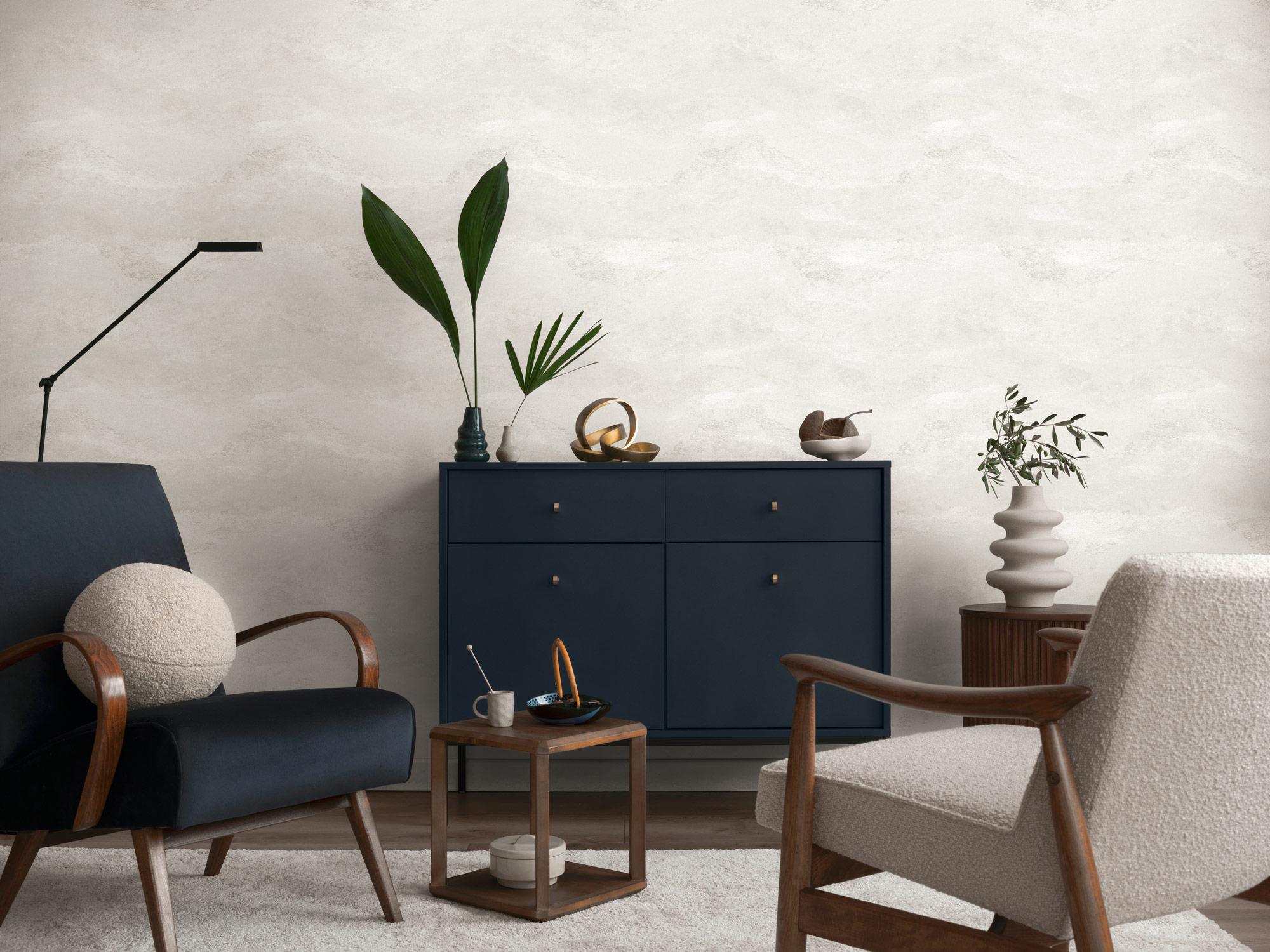 AS Vliestapete MS Hot Spots Abstrakt Weiß 786566