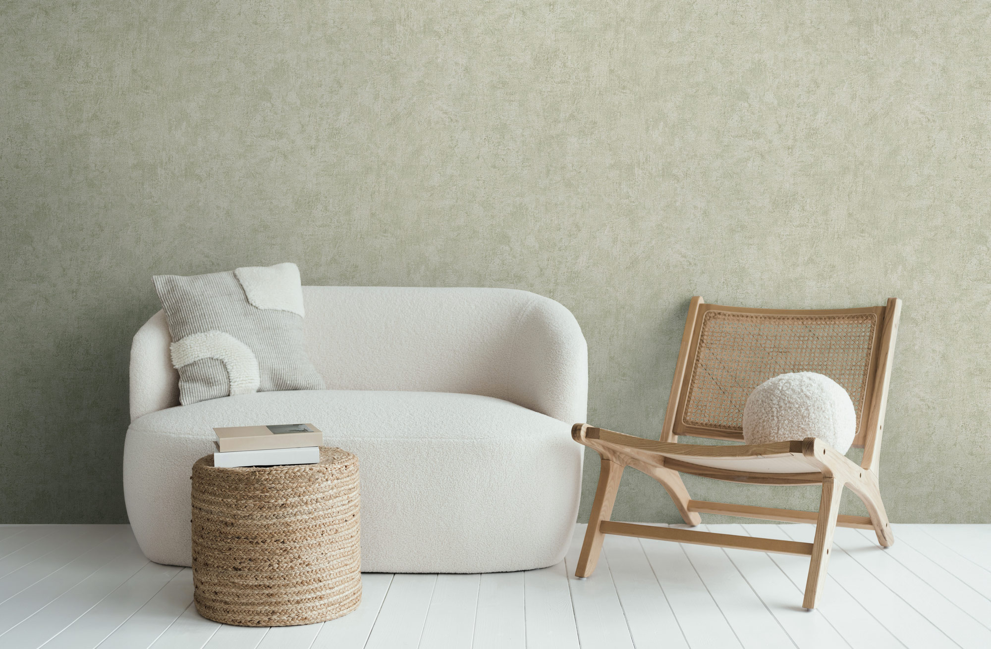 AS Vliestapete History of Art 2 Struktur Grün 790519