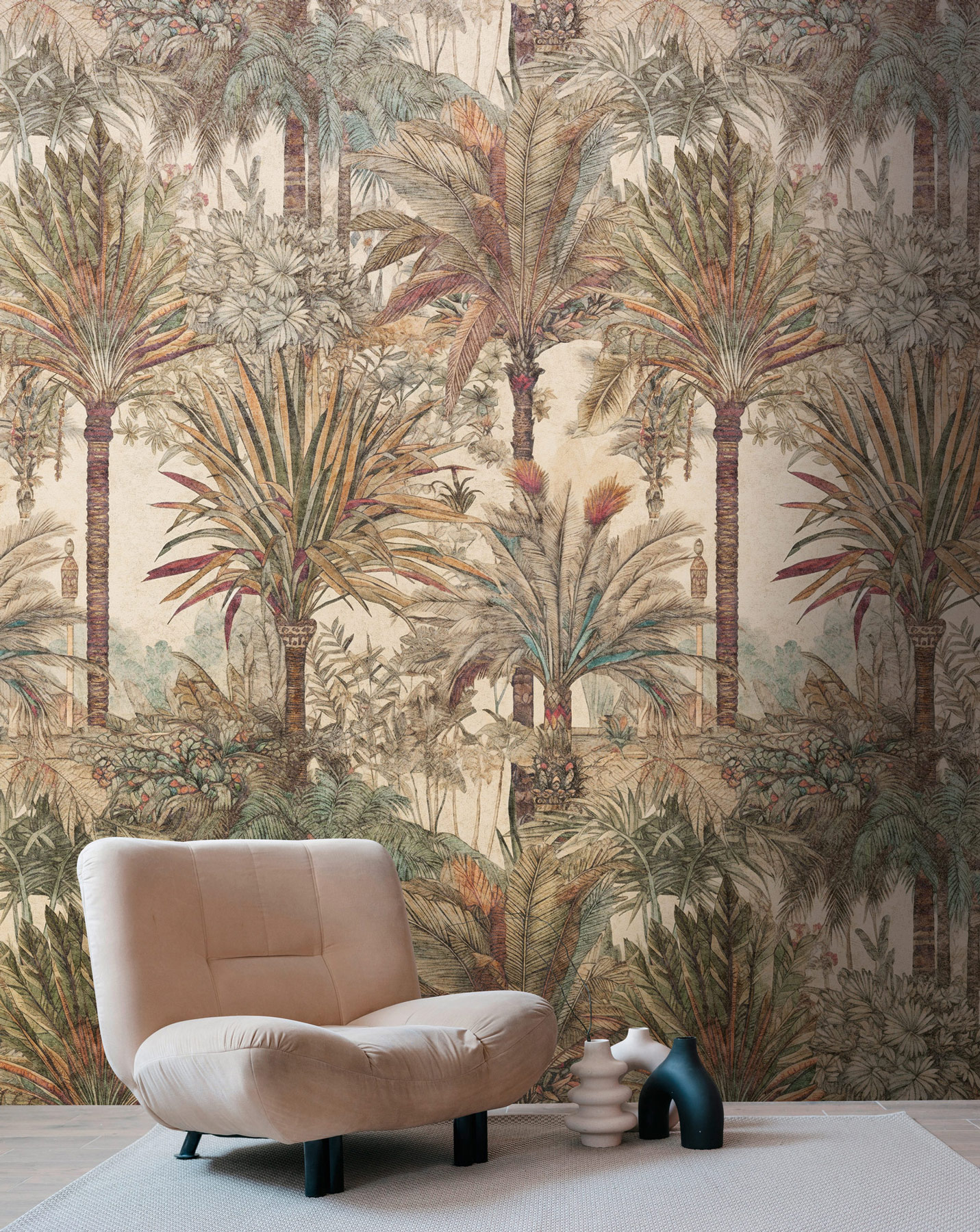 AS Fototapete The Wall 4 Tropisch Beige 792299