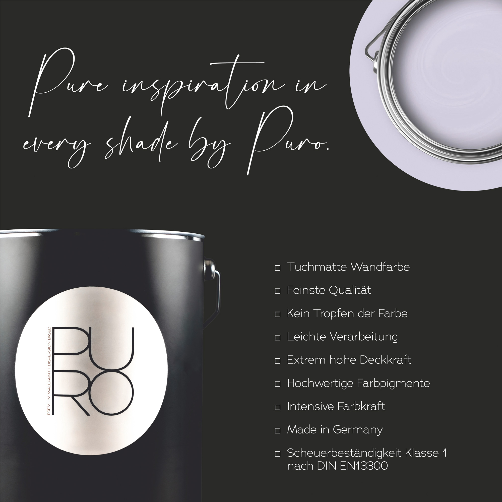 AS Premium Innenwandfarbe Puro c2003 simple mauve 1 L