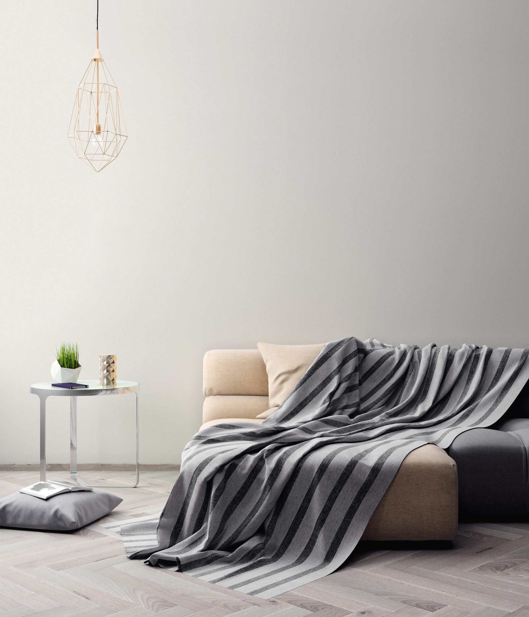 AS Vliestapete Maison Charme Unis creme 390851