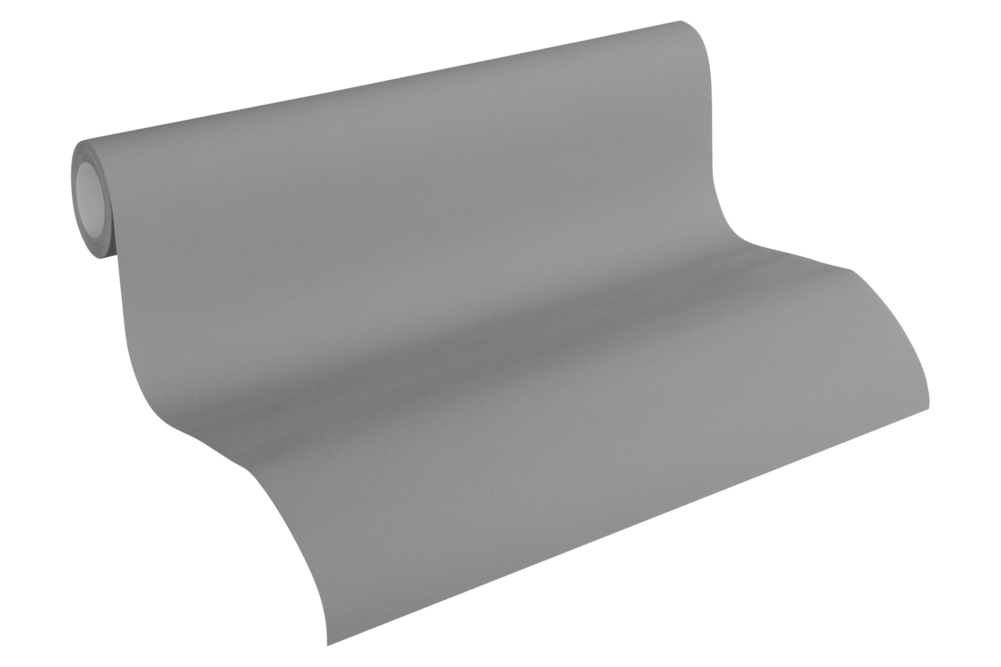 AS Vliestapete New Life Unitapete grau 349316