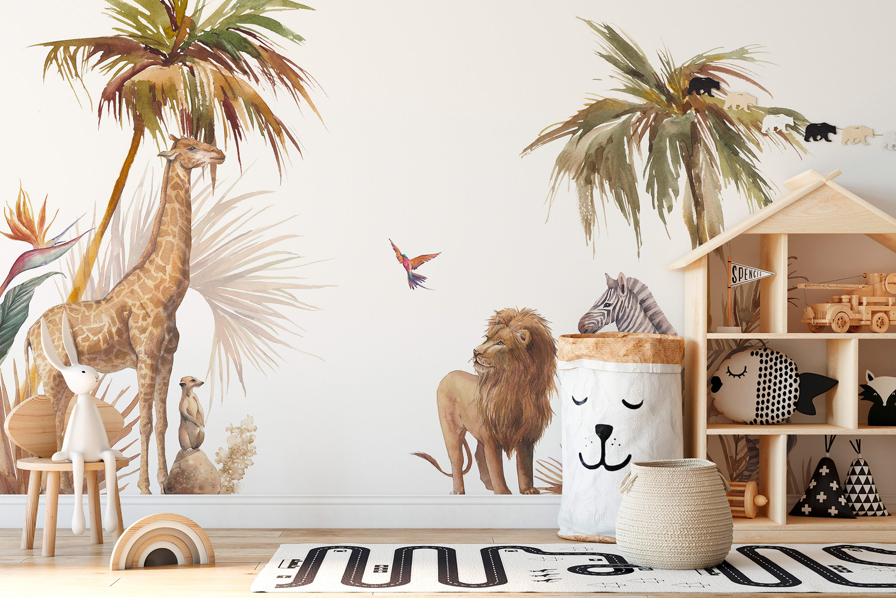 AS Fototapete Designwalls 2 Tiere Kinderzimmer DD123706