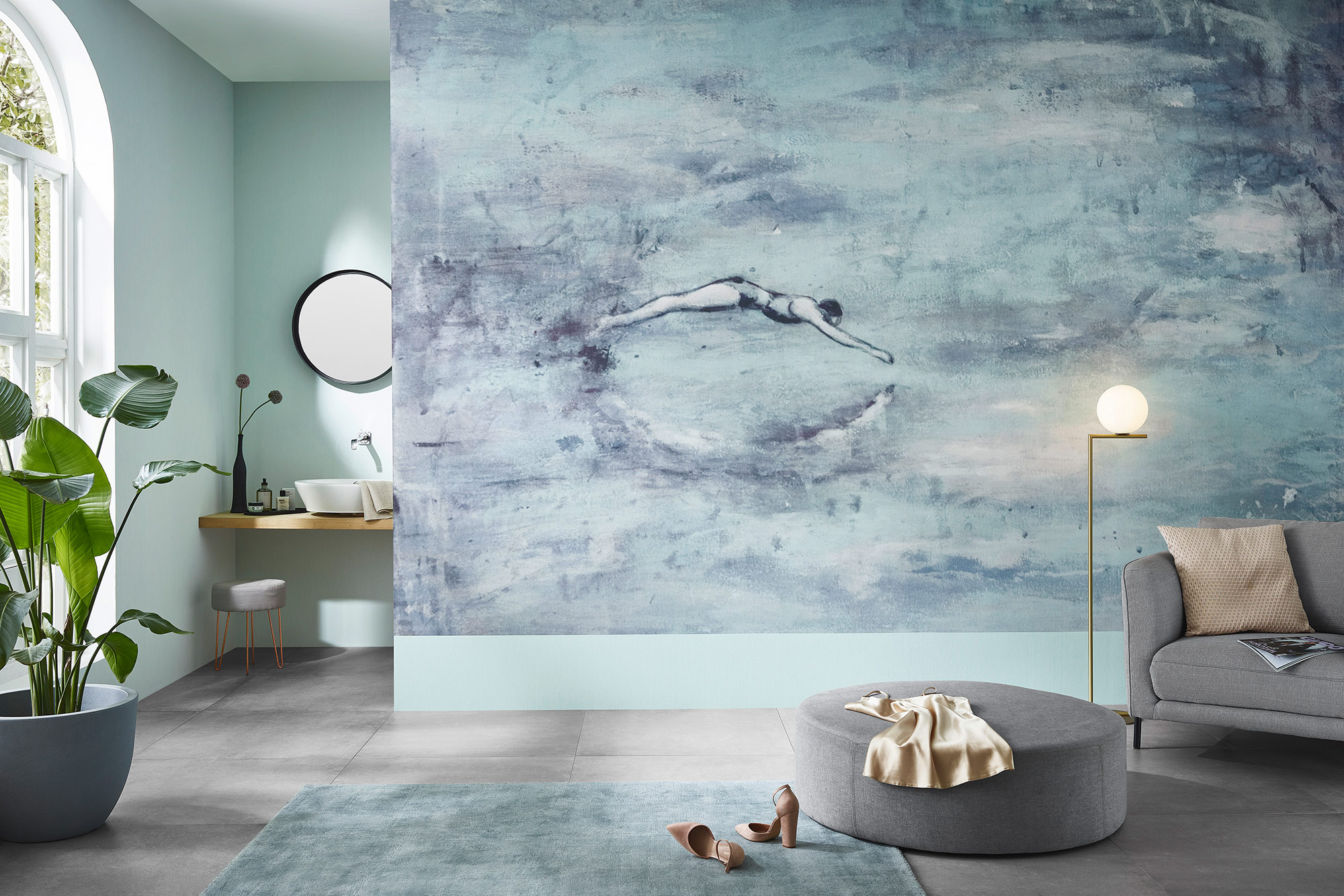 Erismann Fototapete GMK Art Edition Freisprung blau 223310