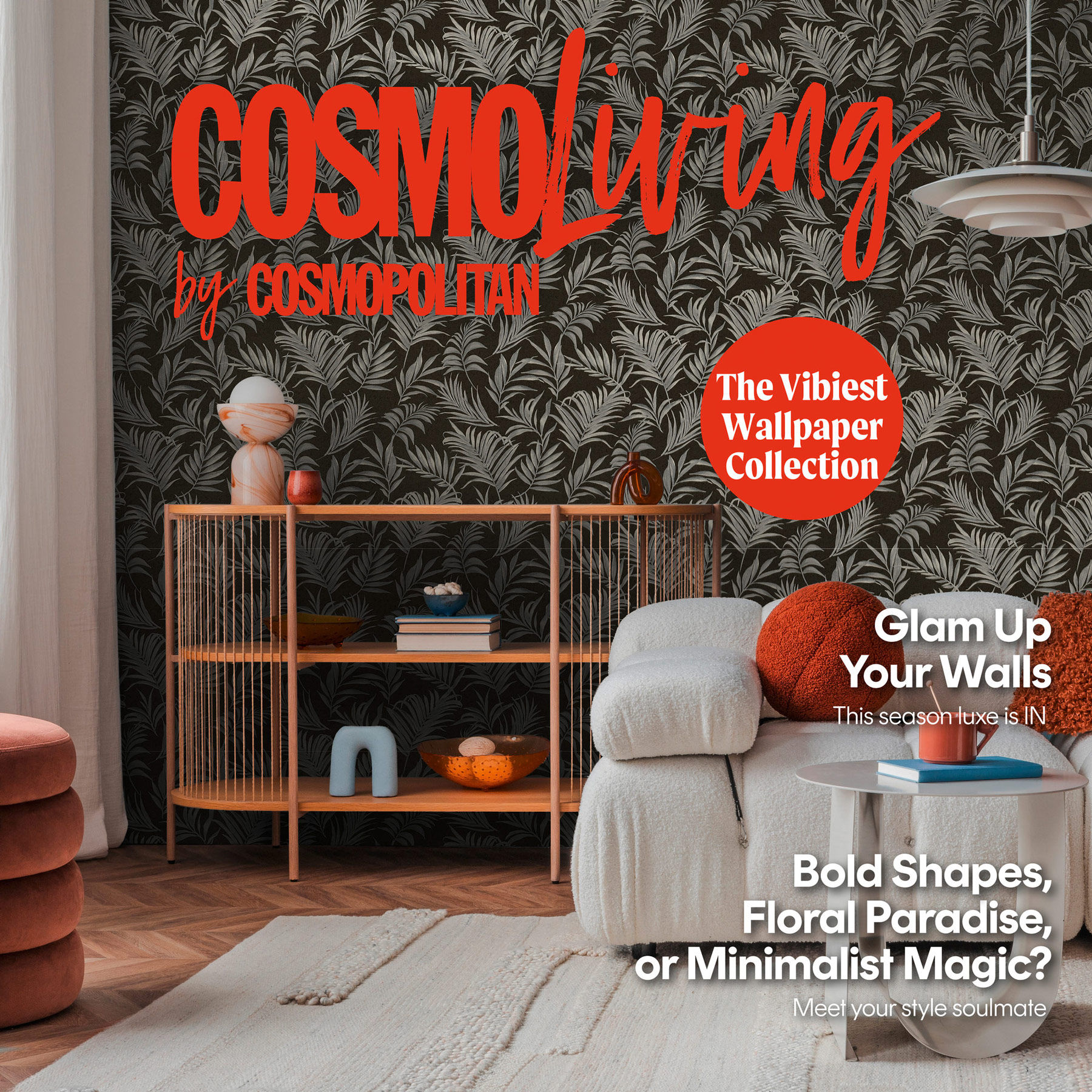 AS Vliestapete CosmoLiving Dschungel Schwarz 791087