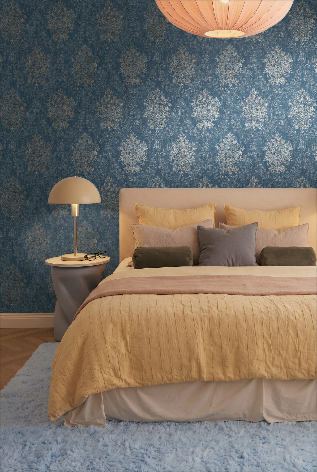 AS Vliestapete Trend Spectrum Barocktapete Blau 792283