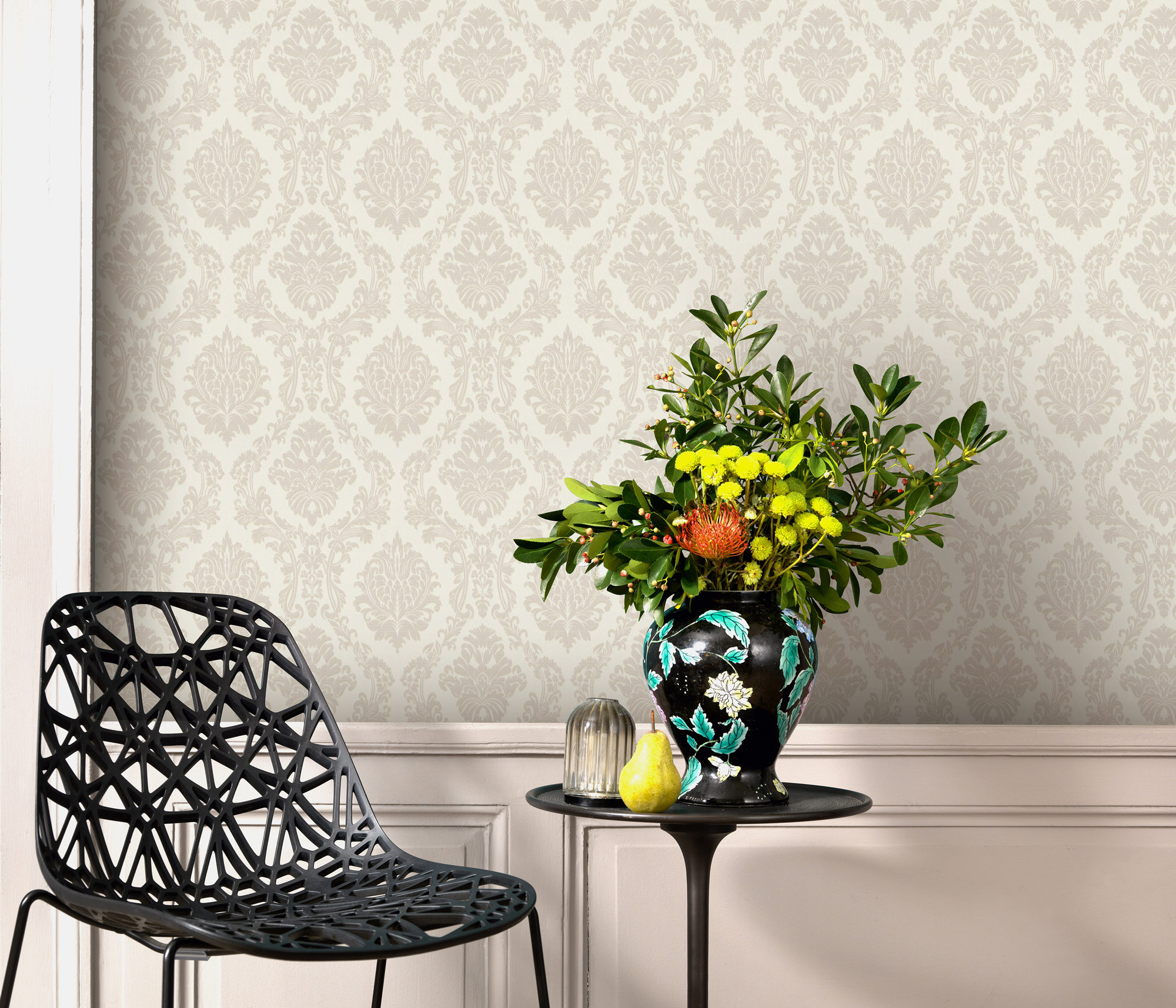 Erismann Vliestapete Versailles Barocktapete creme 1028802