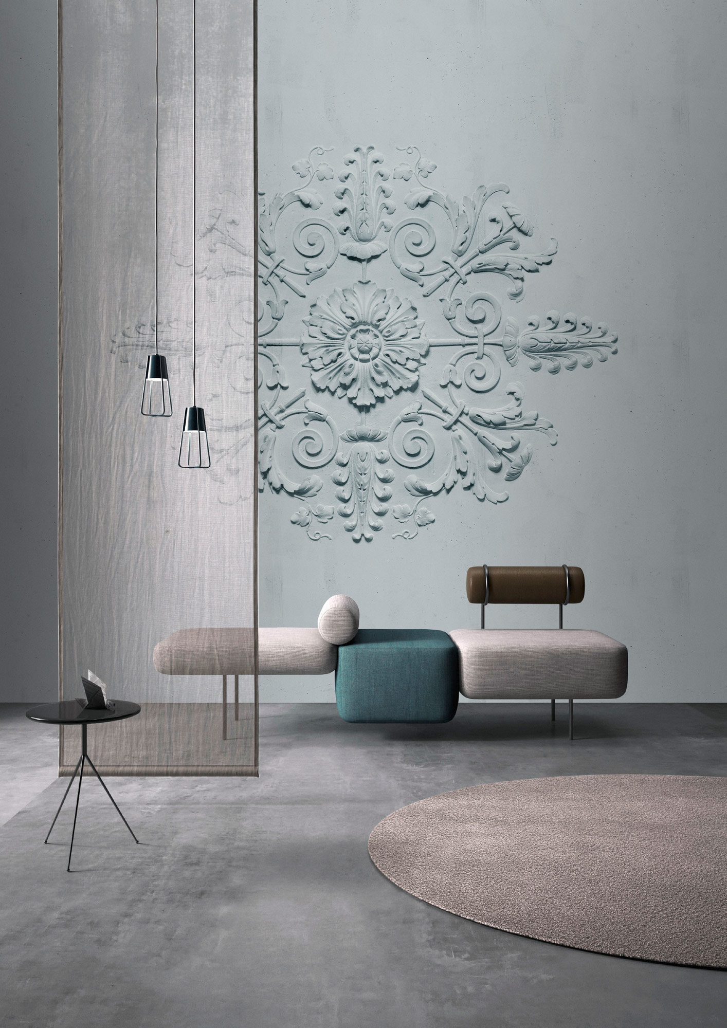 AS Fototapete Walls by Patel 5 3D Blau DD134669