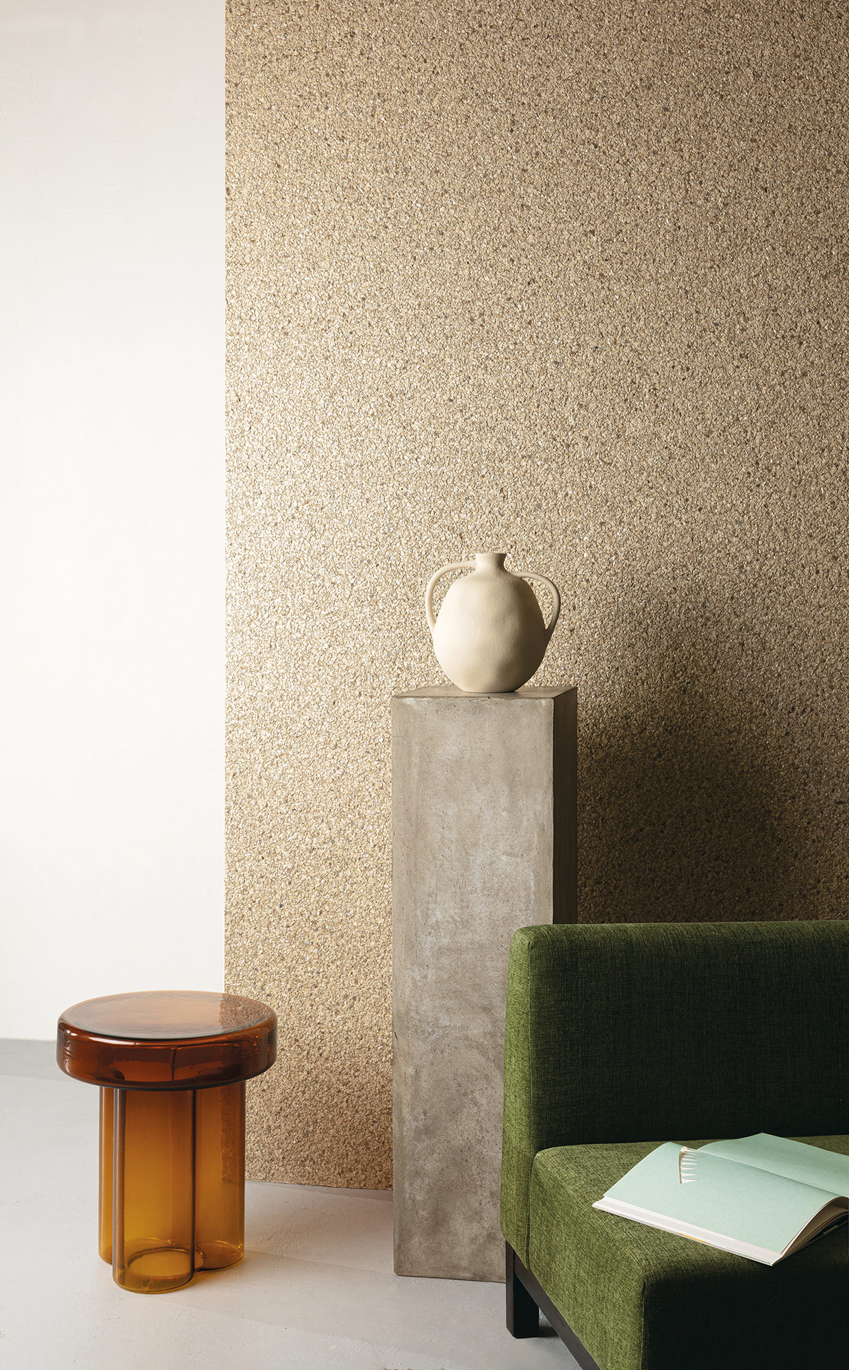 Masureel Vliestapete Rock Quartz Cement INT502