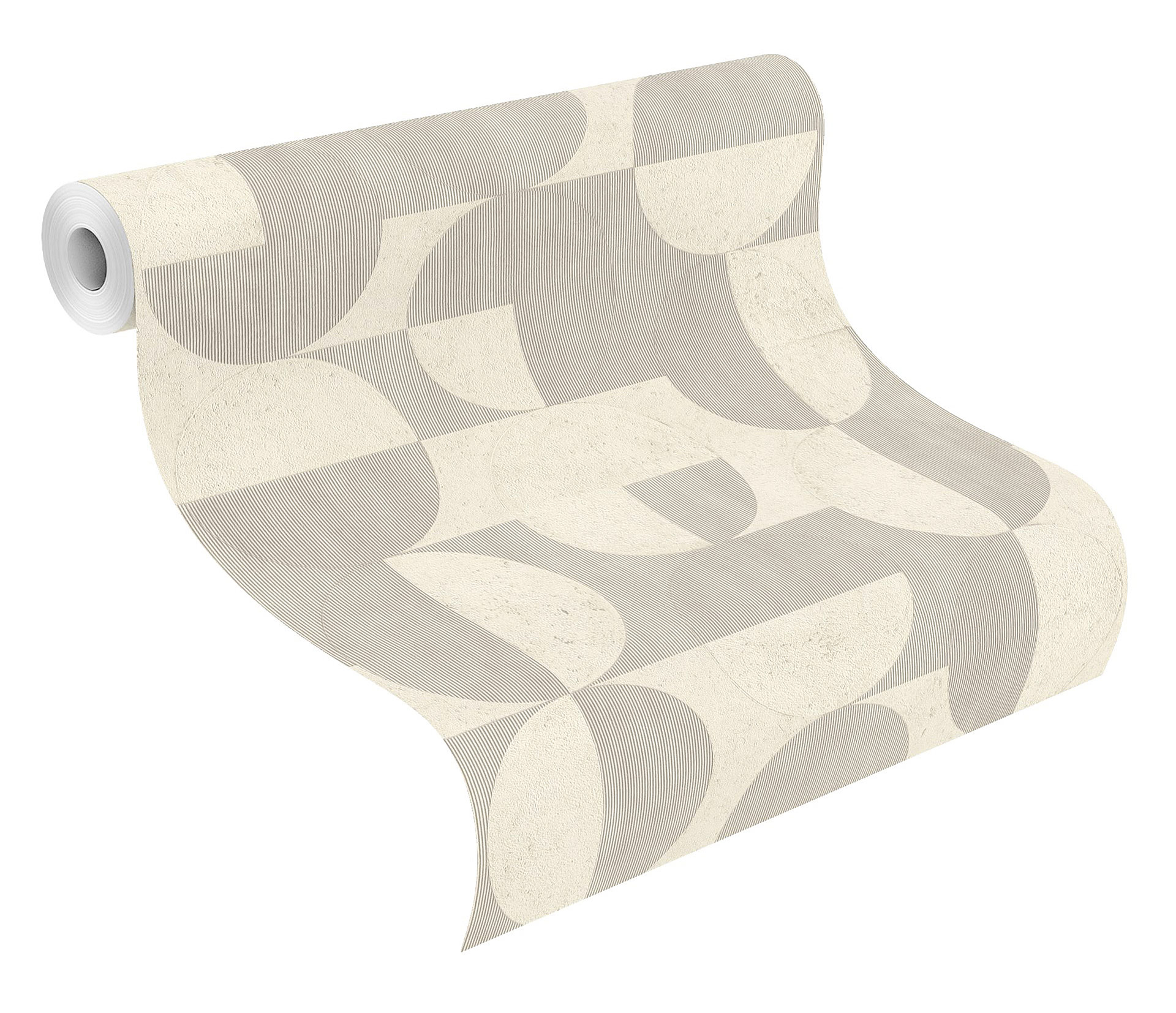 Rasch Vliestapete Concrete Kreise 521313