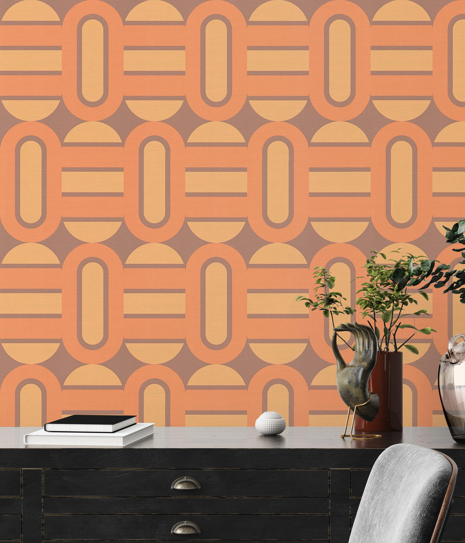AS Creation Vliestapete Retro Chic Braun 395362