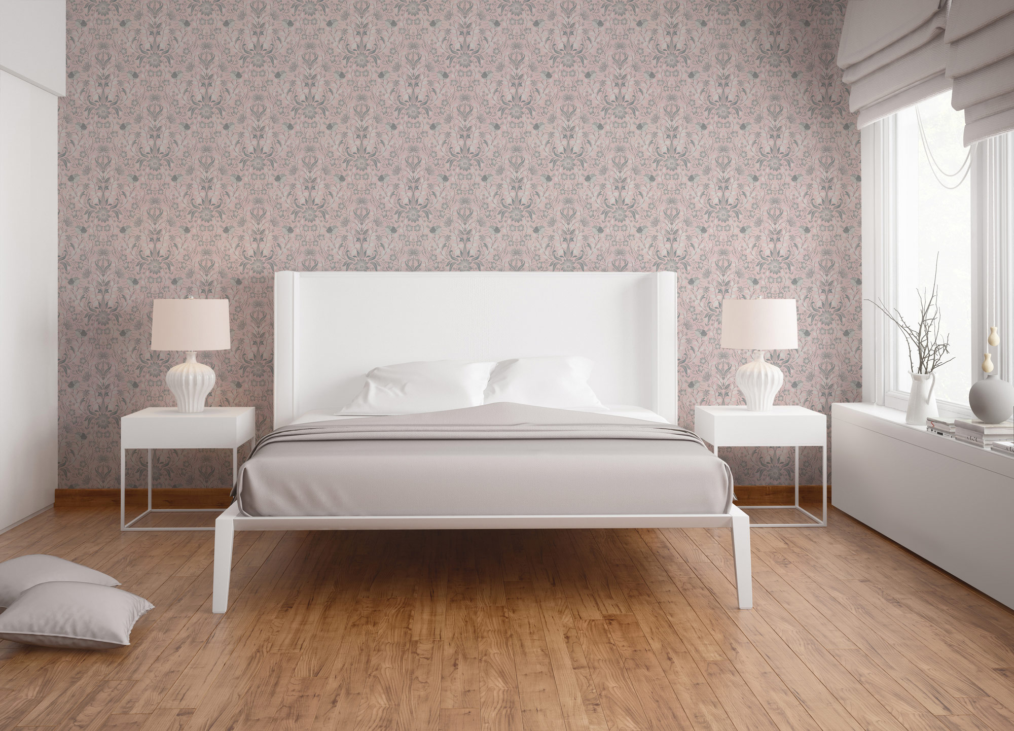 AS Vliestapete Maison Charme Floral rosa 390752