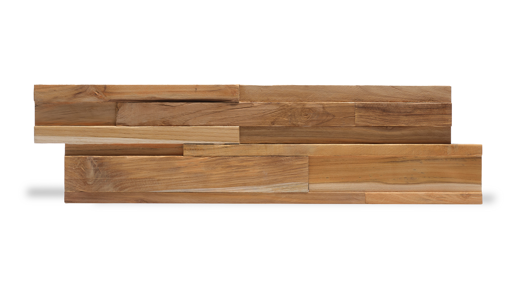 Wallsupply 3D Holz Wandpaneele UltraWood Teak Firenze