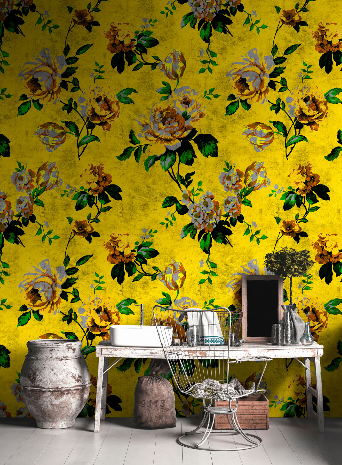 AS Fototapete Walls by Patel 2 Blumen DD113917