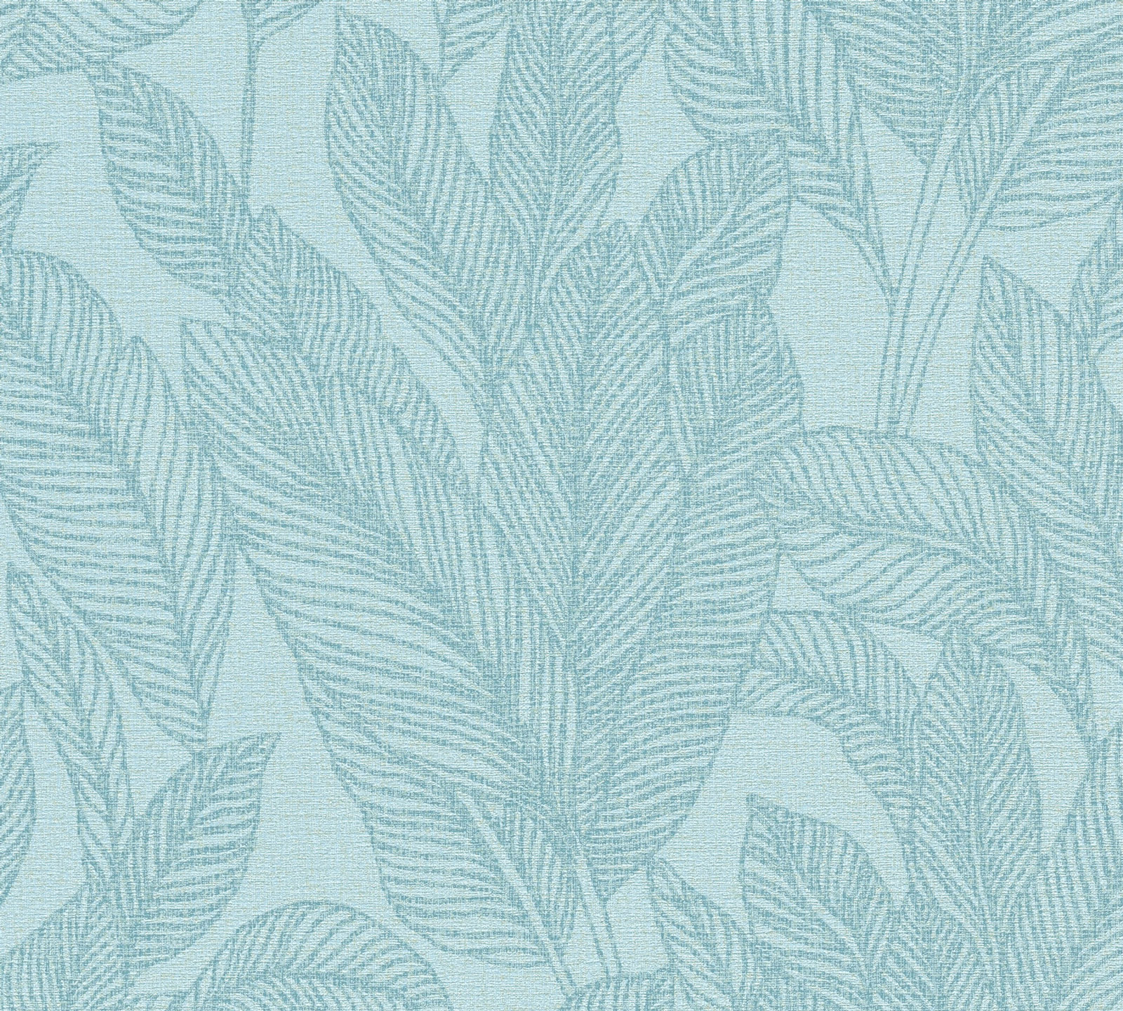 AS Vliestapete CosmoLiving Palmenblätter Blau 790643