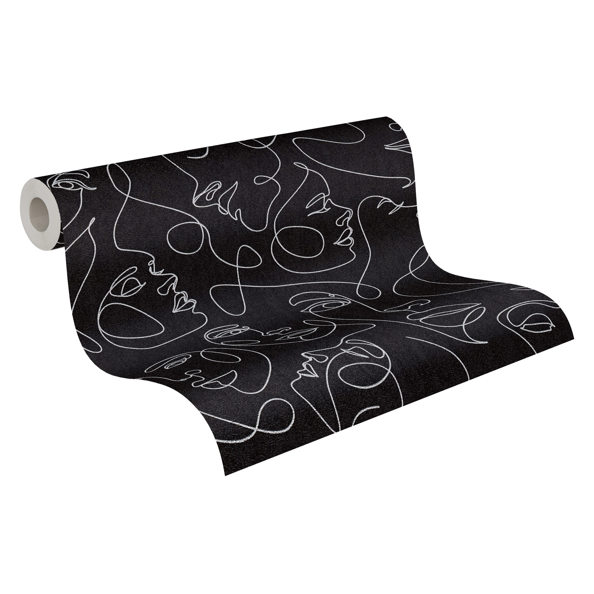 AS Vliestapete PintWalls 3 Modern Schwarz 791723