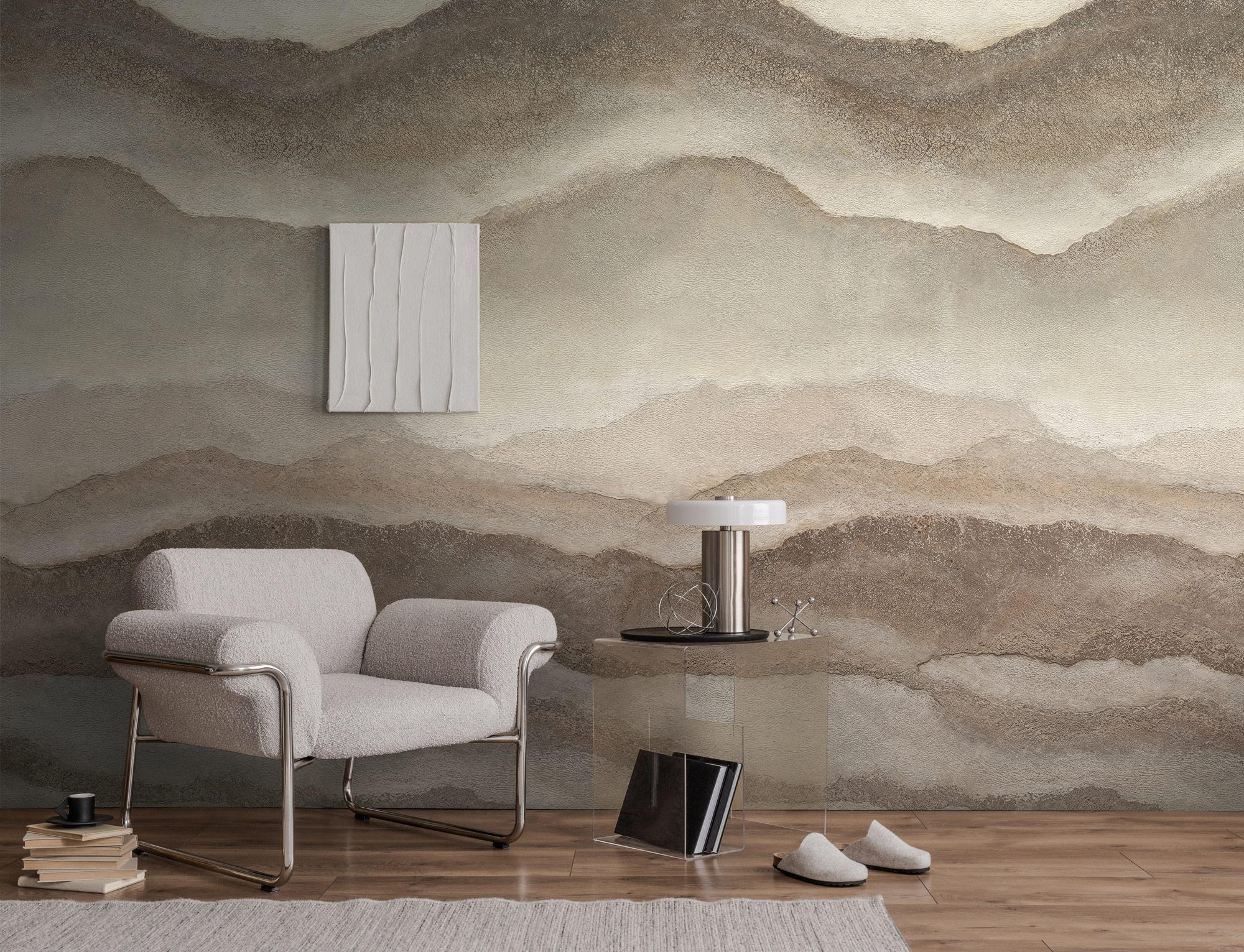 AS Fototapete The Wall 4 Grafik Beige 792291