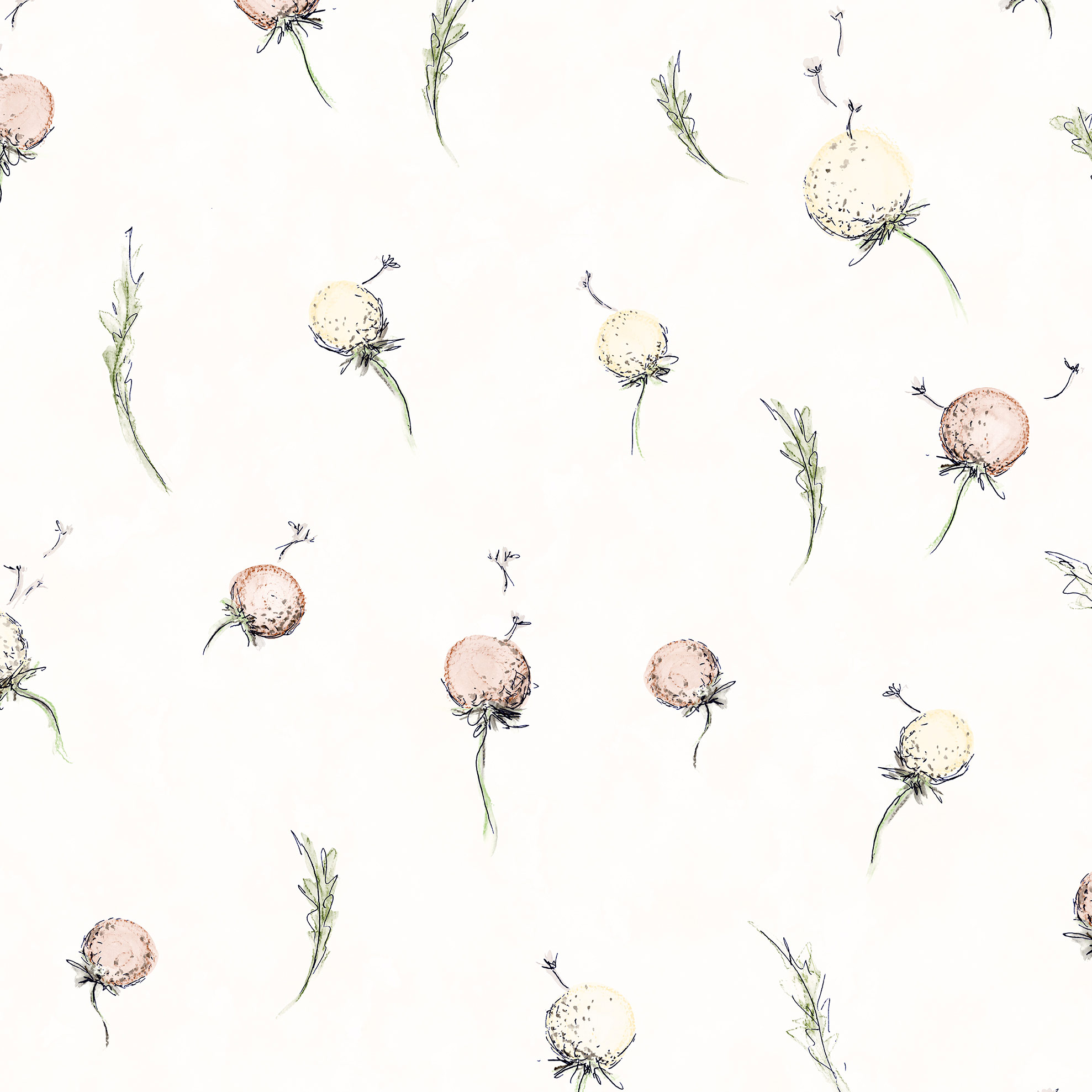 Hohenberger Vliestapete Happy Inner Child Dandelion 27560