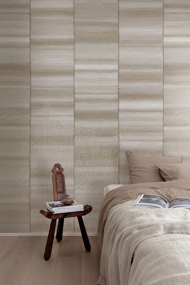 Masureel Fototapete Panel Traces Iwa Silver DGTRA8021260